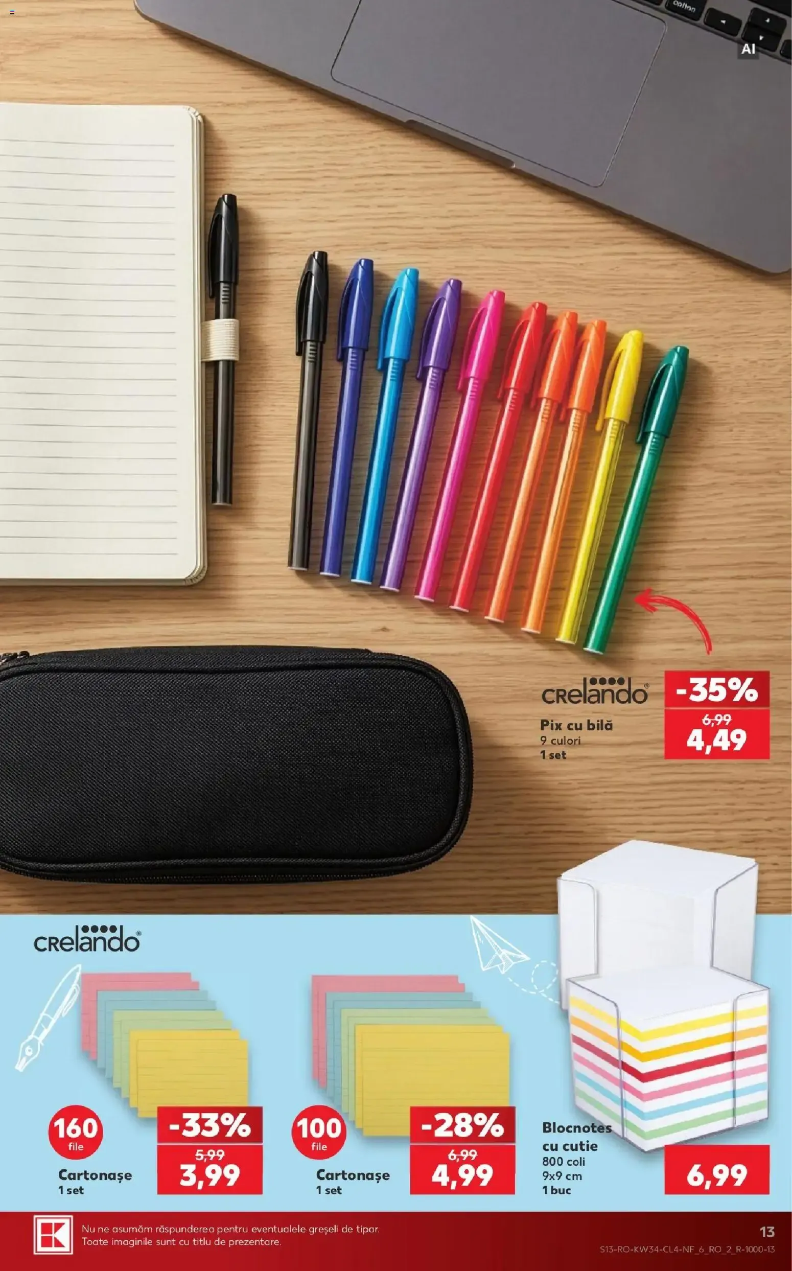 Catalog Kaufland Ofertas Vuelta al Cole de la 19 august până la 25 august 2026 - Revista Pagina 13