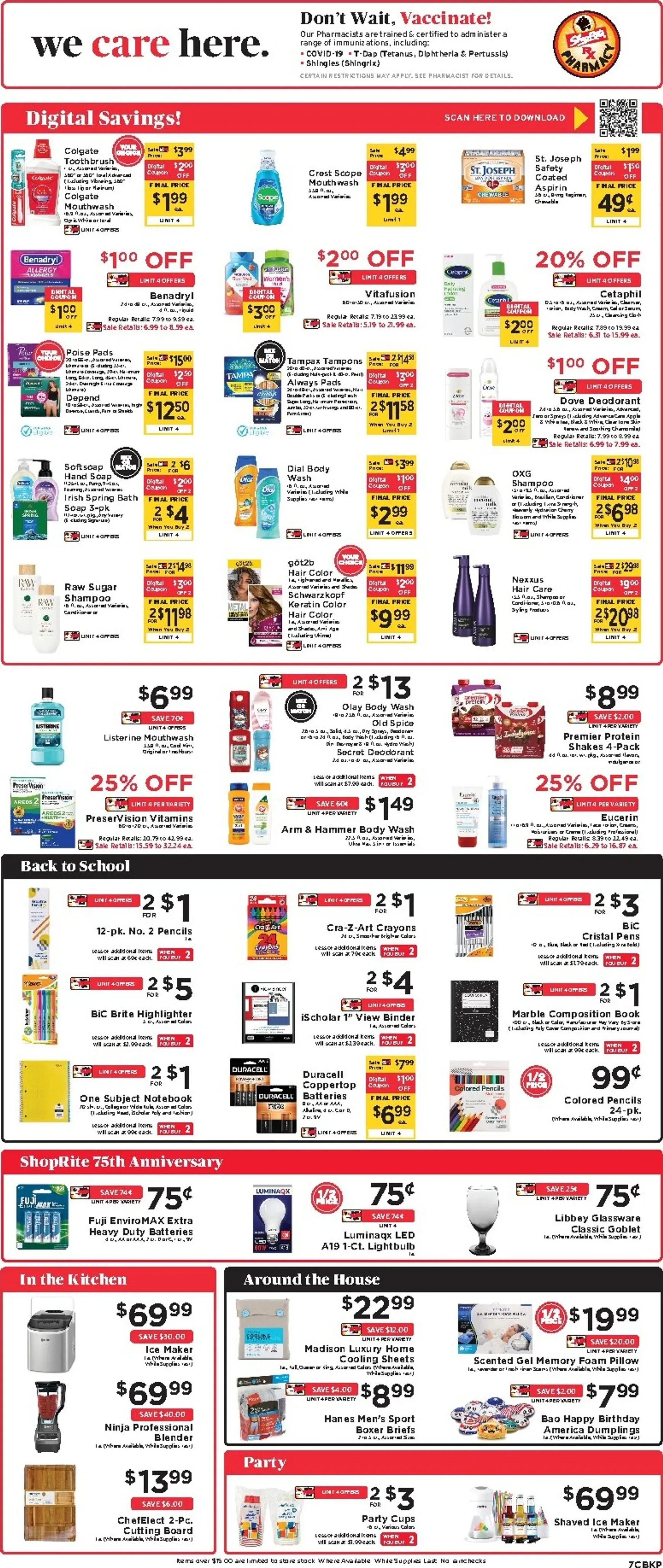 Weekly promotion Current ShopRite leaflet valid from Friday 08/14/2026 to Thursday 08/20/2026 spanning from August 14 to August 20 2026 - Page 8 for Catalogue 365