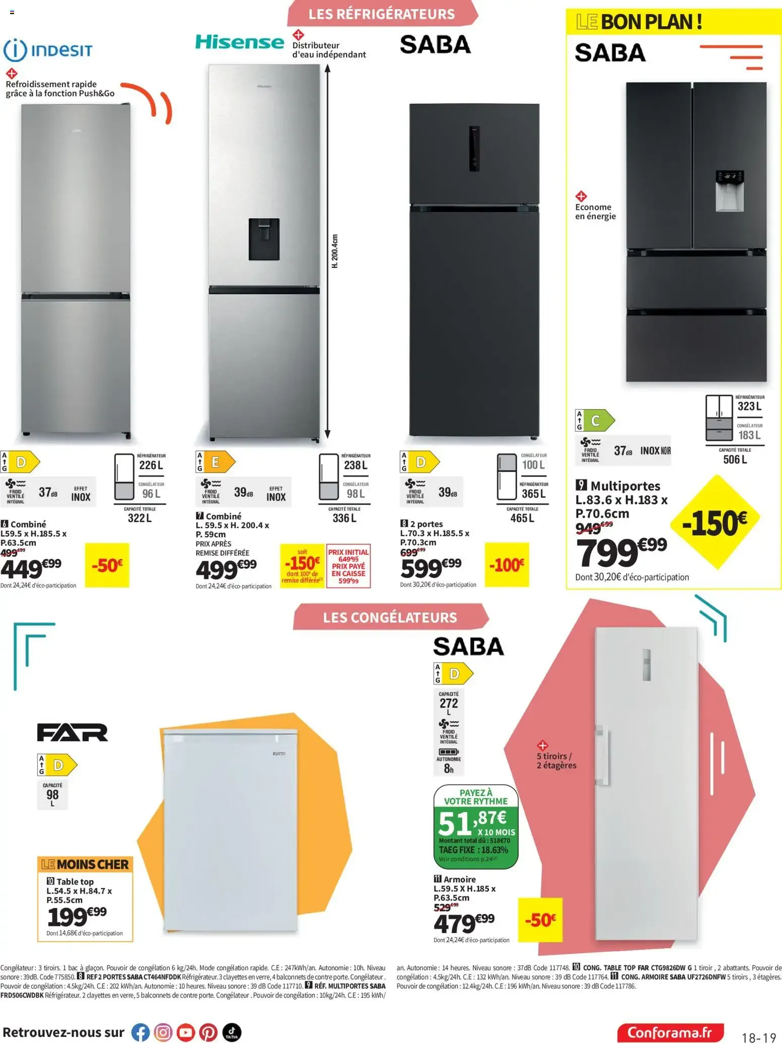 Conforama Rentrée à prix cassés à partir du 04/08/2026 - promo en ligne du 4 août au 24 août 2026 - Catalogue page 19