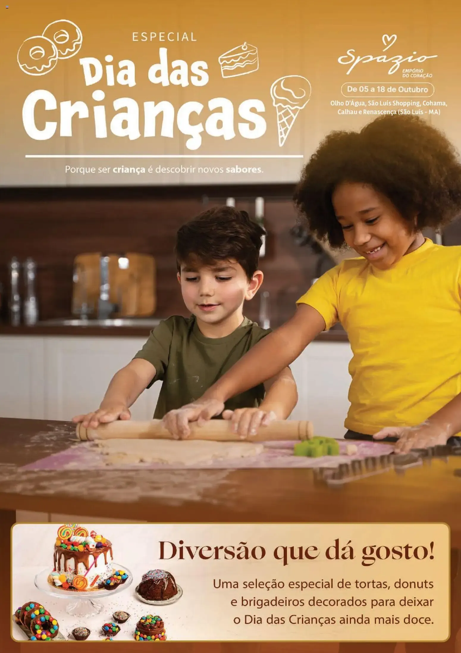 Encarte de ESPECIAL Dia das Crianças 5 de outubro até 18 de outubro 2026 - Pagina 1