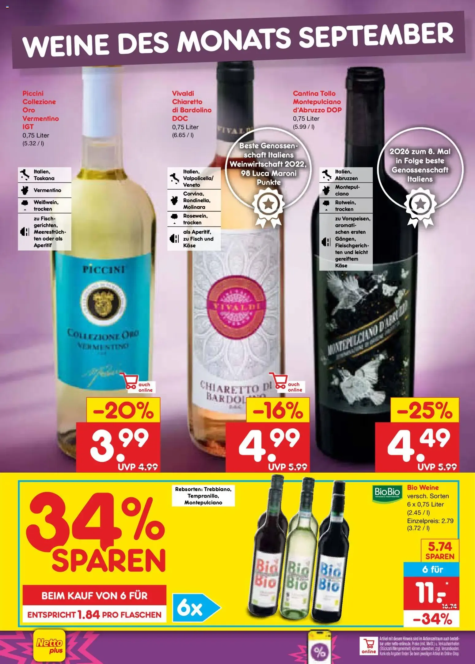 Netto Marken-Discount Prospekt (ab 07.09.2026) » Angebote von 7. September bis 12. September 2026 - Prospekt seite 56