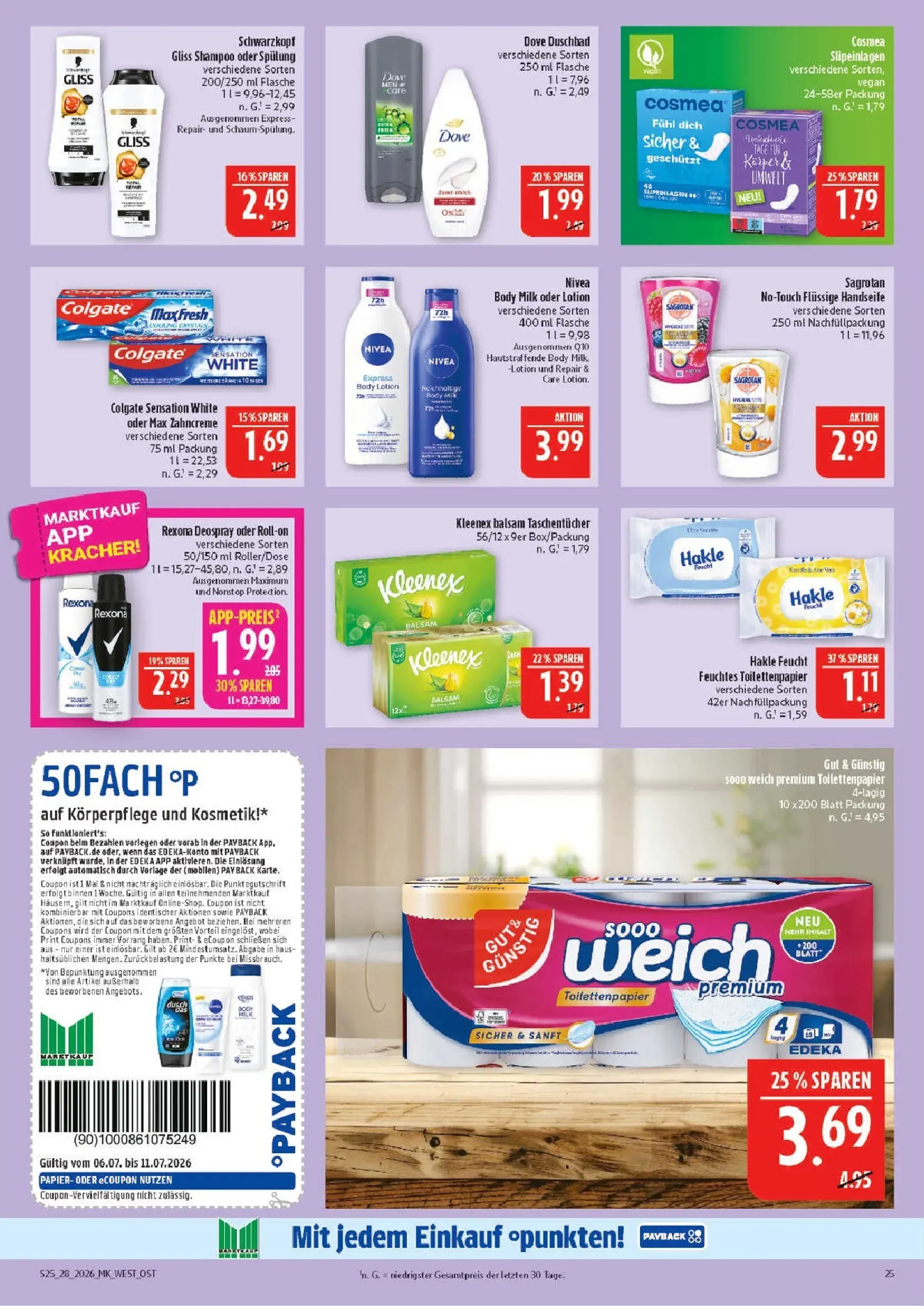 Marktkauf Prospekt – von Montag 06.07.2026 bis Samstag 11.07.2026 von 6. Juli bis 11. Juli 2026 - Prospekt seite 25