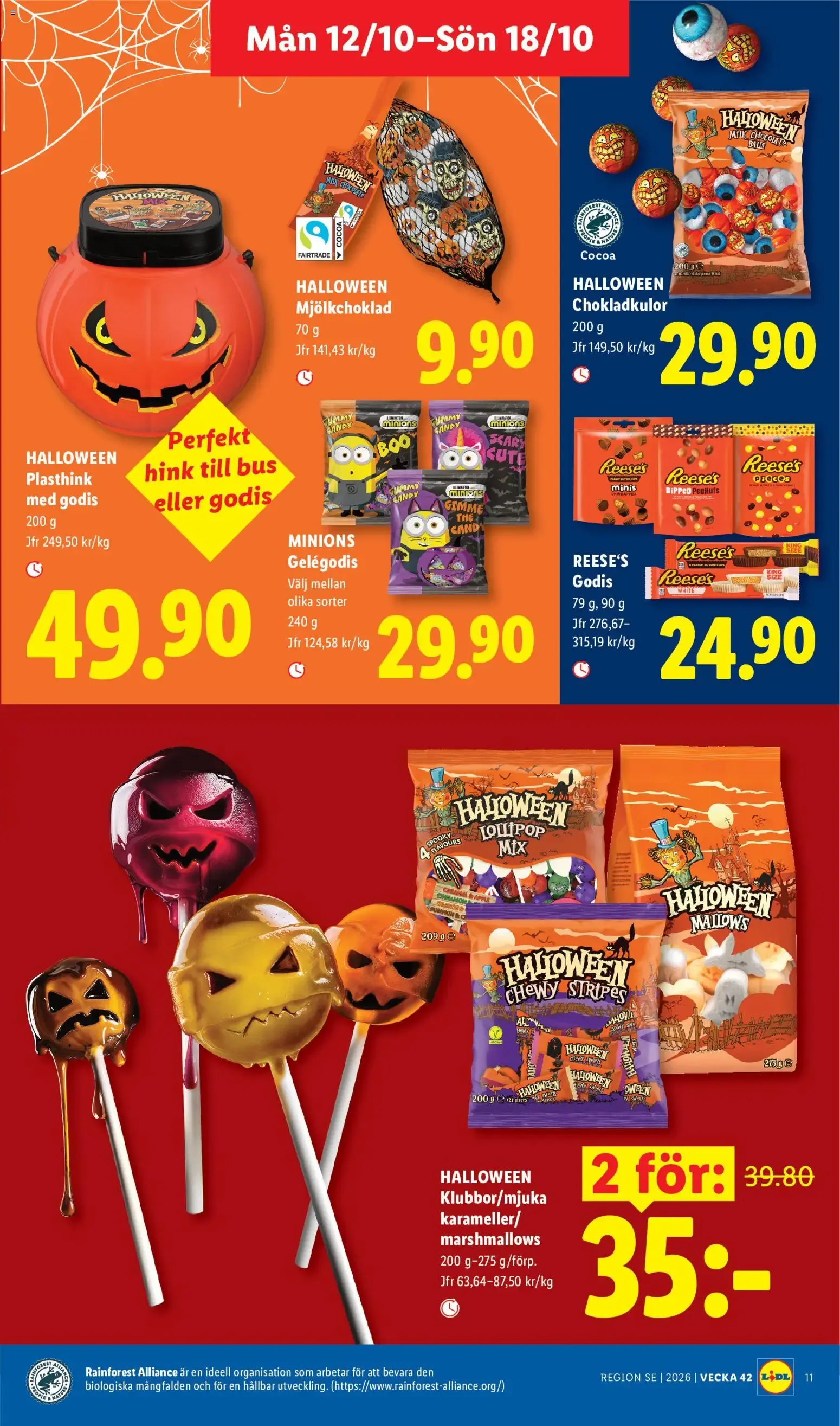 Leva Lidl. Det lönar sig. från 12 oktober till 18 oktober 2026 - Reklamblad sidor 12
