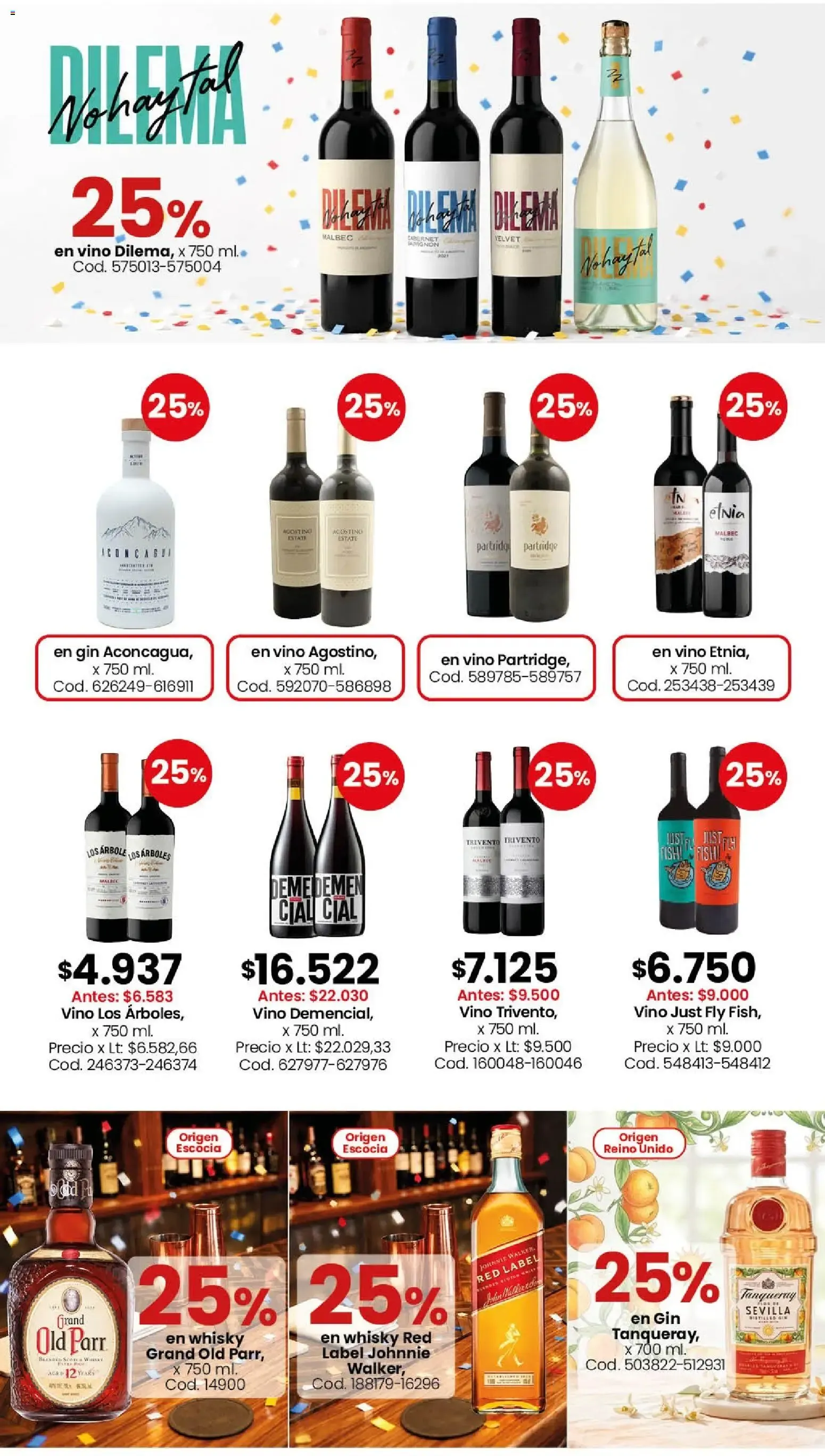 Ofertas de Ofertas Semanales Almacén y bebidas 19 de octubre al 25 de octubre 2026 - Página 9 del catálogo
