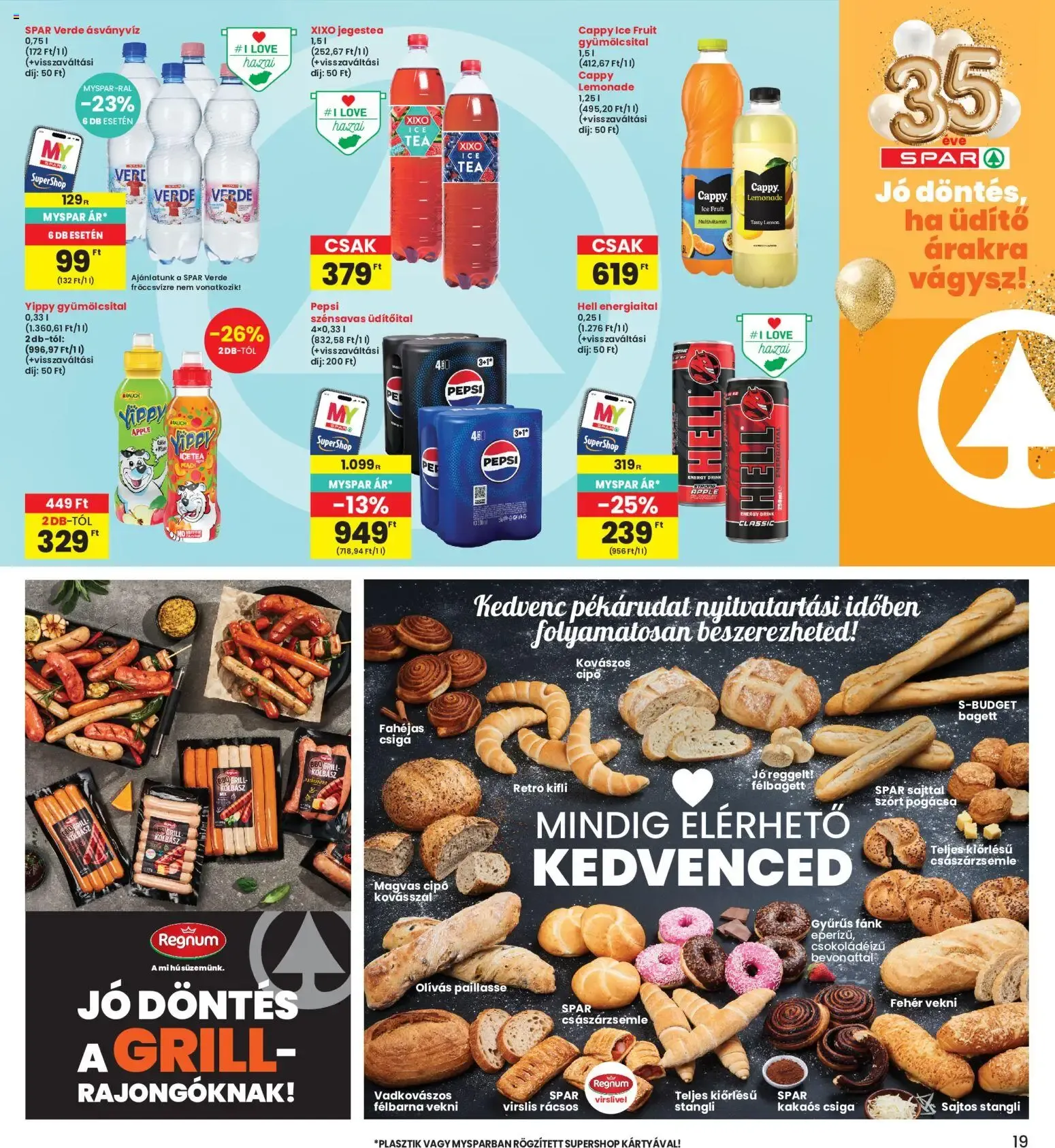 Katalógus Szülinapi akciók és szuper árak! július 23.-tól július 29.-ig 2026. - Oldal 19