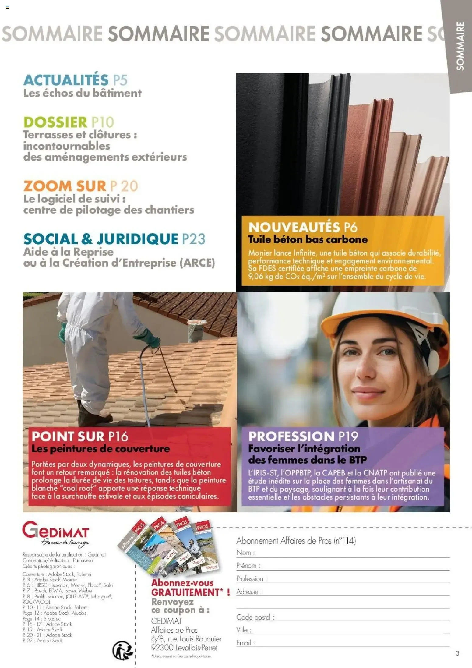 Gedimat - Affaires de Pros 114 à partir du 01/04/2026 - promo en ligne du 1 avril au 30 juin 2026 - Catalogue page 3