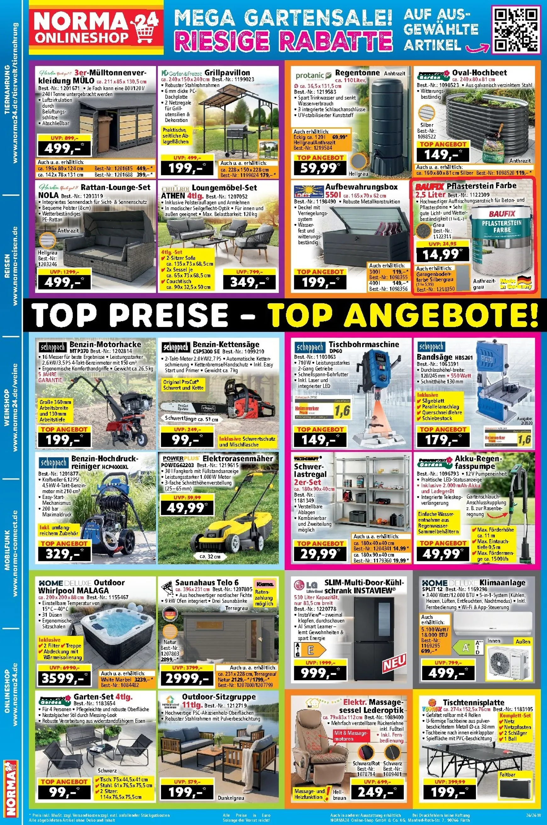 Norma 24 Onlineshop - Mega Gartensale! Riesige Rabatte! von 22. Juni bis 28. Juni 2026 - Prospekt seite 2