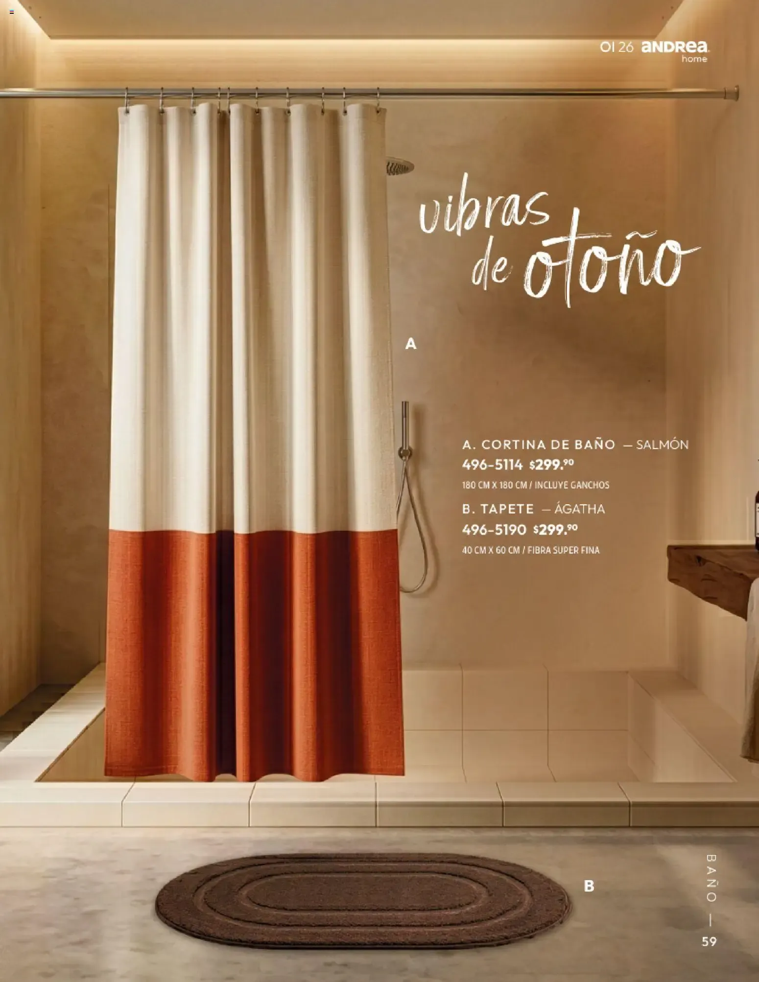 Catálogo de Andrea Home: Otoño - Invierno 2026 1 de septiembre al 31 de diciembre 2026 - Pagina 59