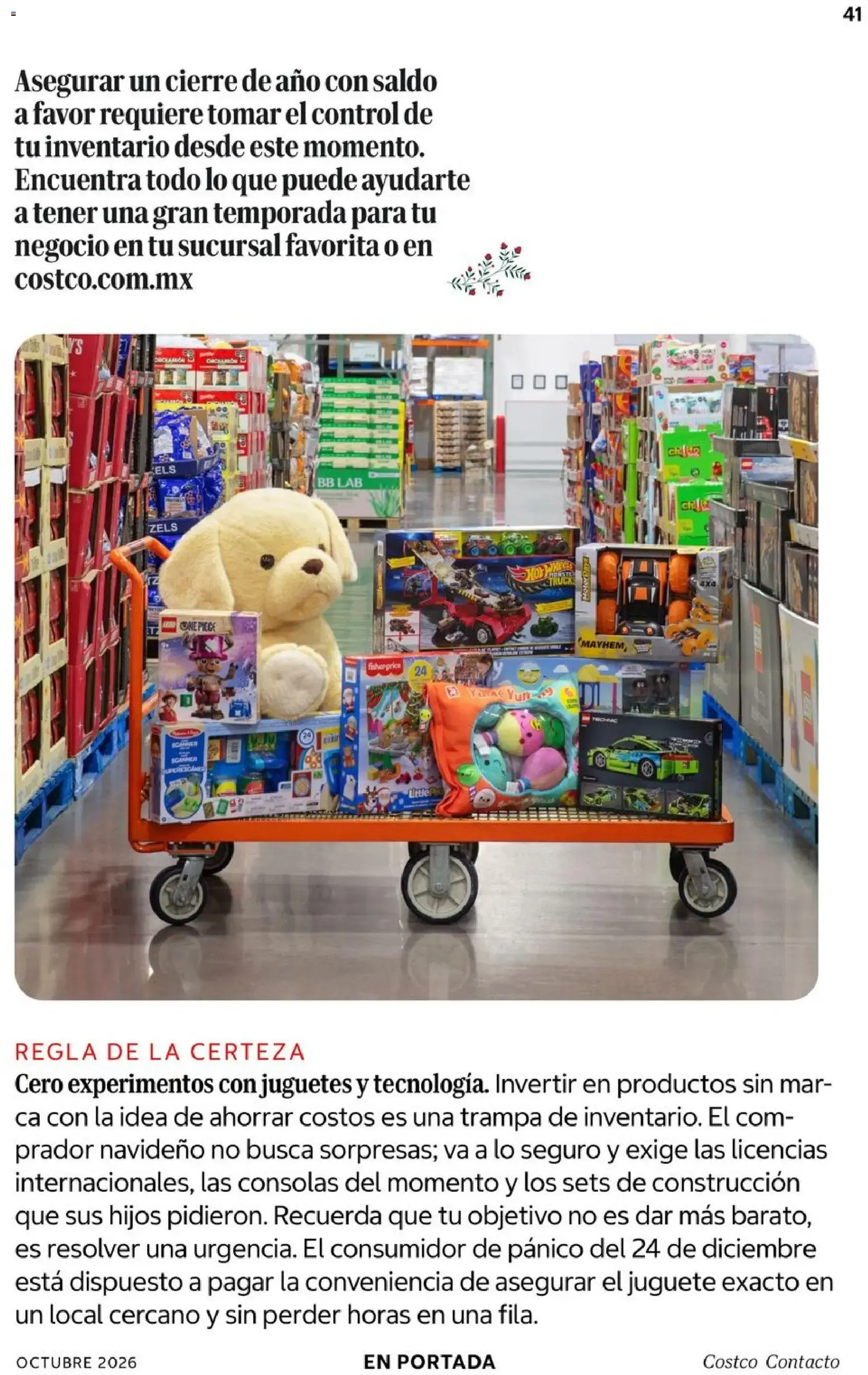 Catálogo de Costco Contacto: Navidad en Costco 1 de octubre al 31 de octubre 2026 - Pagina 41