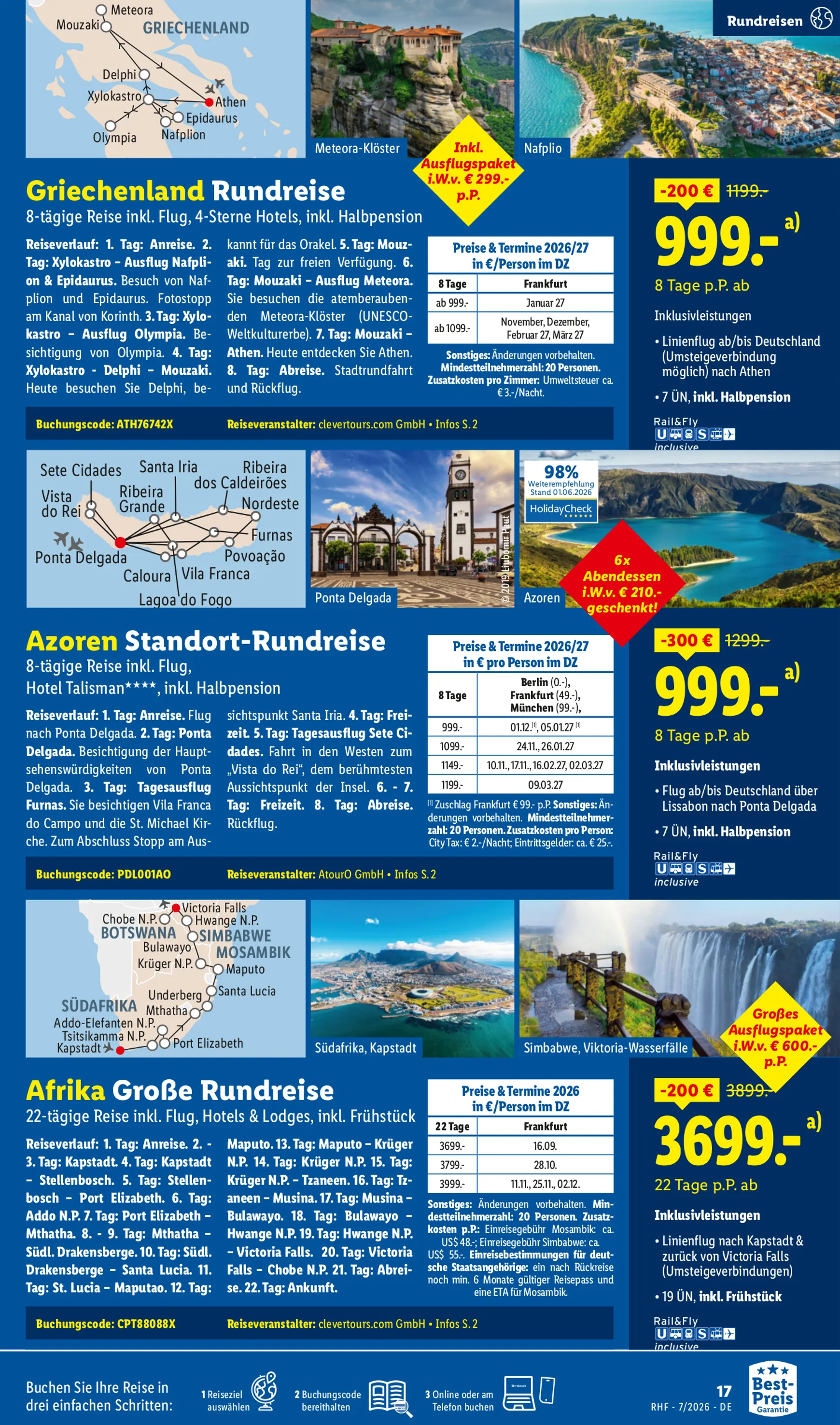 Lidl Reisen: Traumstrände entdecken von 1. Juli bis 31. Juli 2026 - Prospekt seite 17