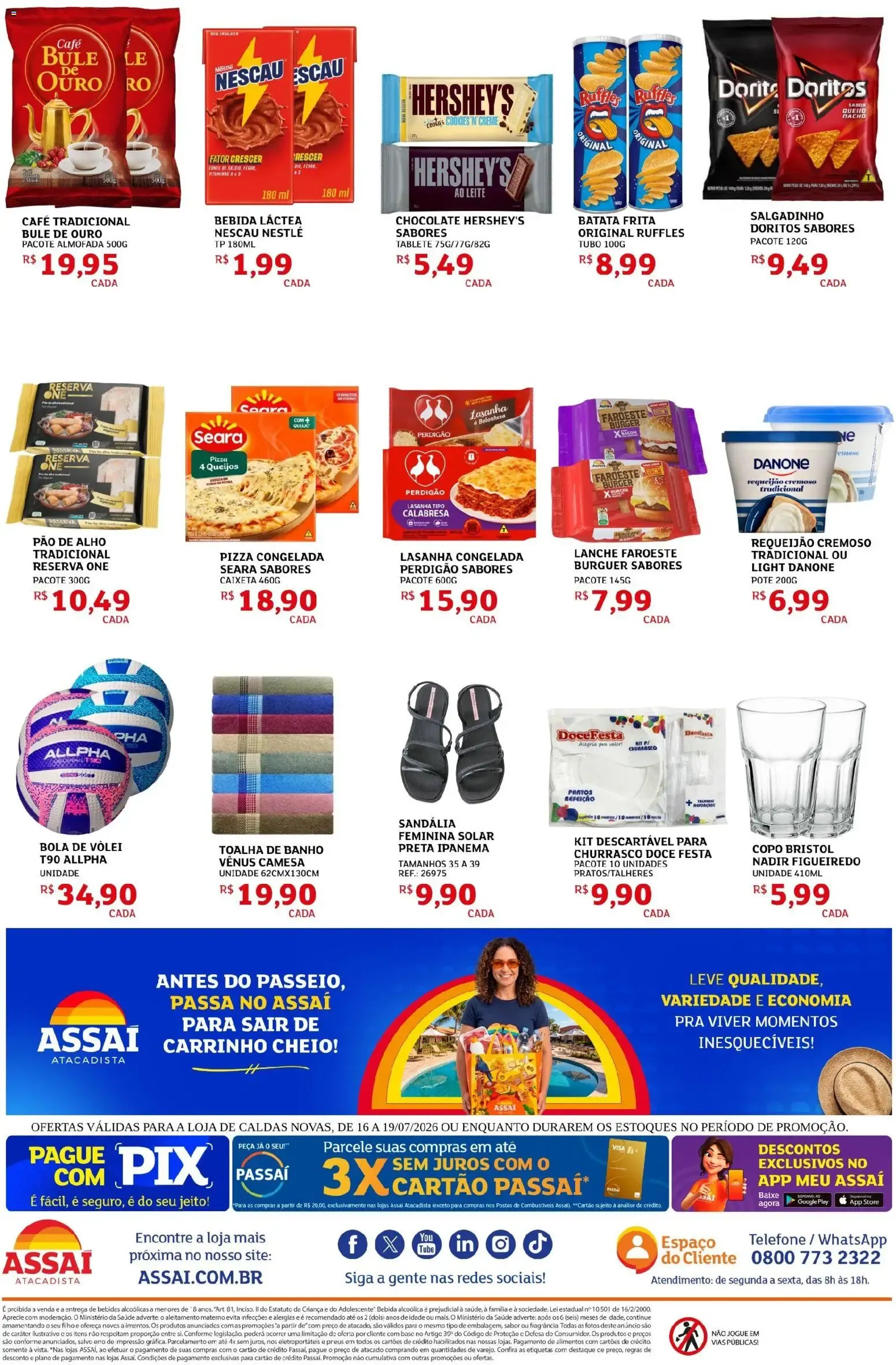 Encarte de Especial de Férias Assaí 16 de julho até 19 de julho 2026 - Pagina 2