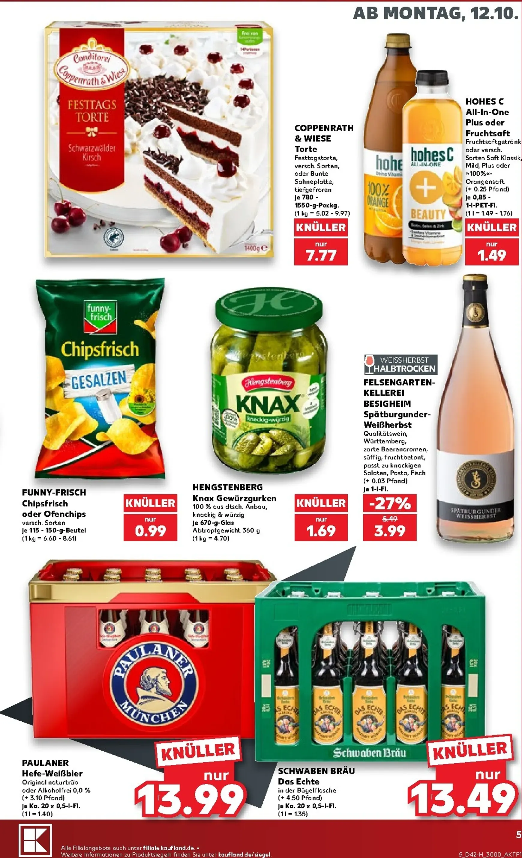 Kaufland - Neckarsulm Prospekt nächste Woche – von Montag 12.10.2026 bis Samstag 17.10.2026 von 12. Oktober bis 17. Oktober 2026 - Prospekt seite 5