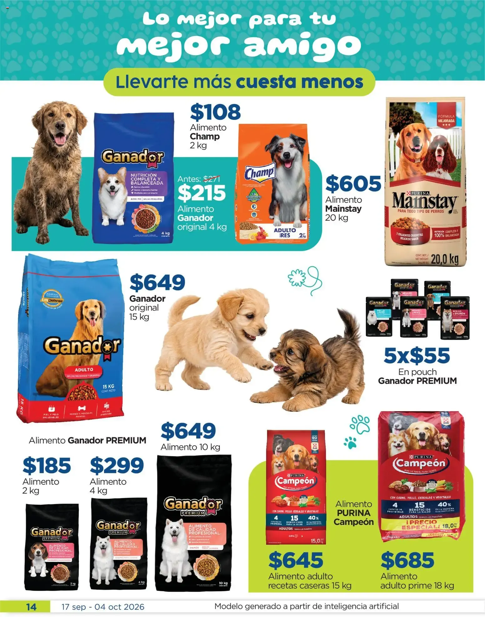 Catálogo de Chedraui folleto Cuida lo que más amas (17/09/2026 - 04/10/2026) - catálogo en línea 17 de septiembre al 4 de octubre 2026 - Pagina 14