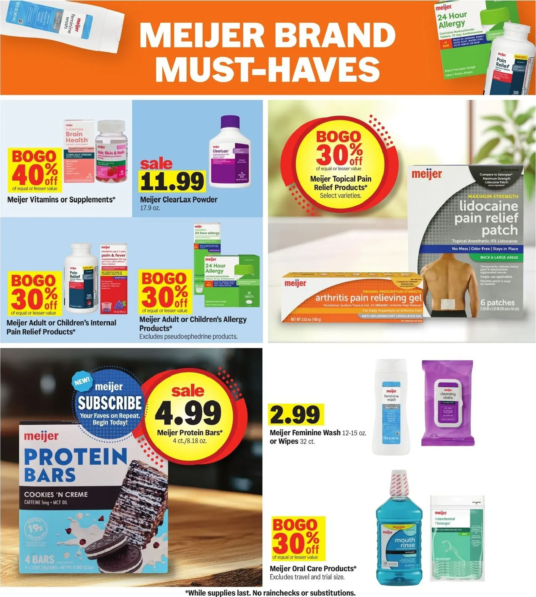 Weekly ad Meijer Good Life Quality Real Low Prices from September 9 to September 15 2026 - Page 17