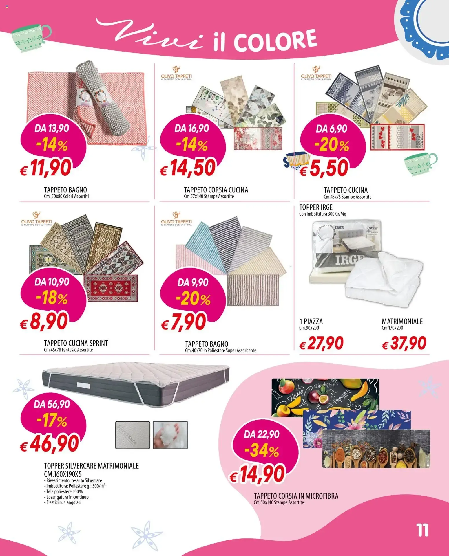 Nuovo Galassia volantino Vivi il Colore dal 11/06/2026 > offerte anteprima 🛍️ da 11 giugno a 5 luglio di 2026 - Pagina del volantino 11