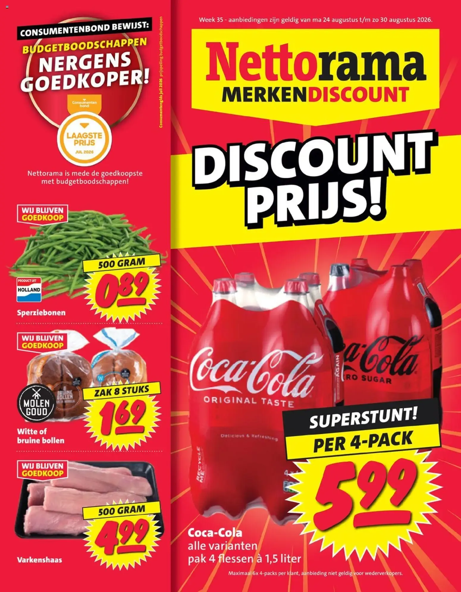 Nettorama Merkendiscount - Aanbiedingen Week 35