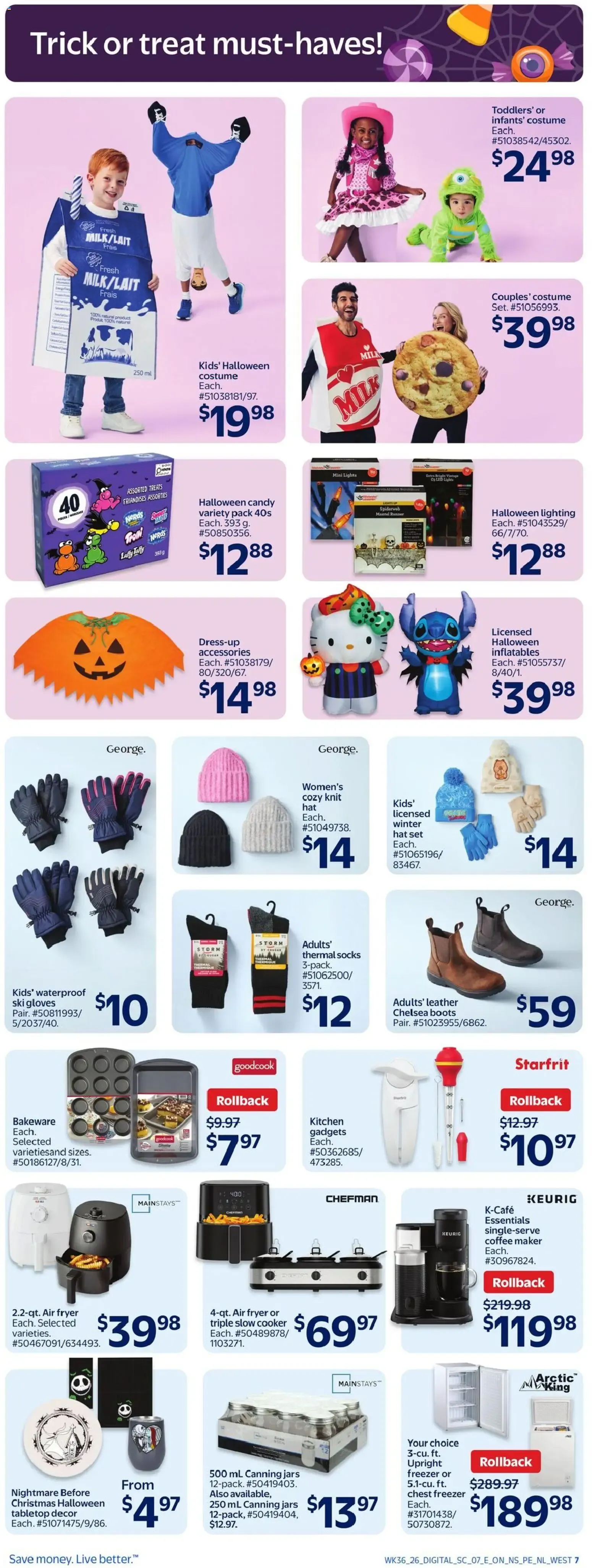 Thanksgiving feast, last year's prices from October 1 to October 7 2026 - flyer page 19