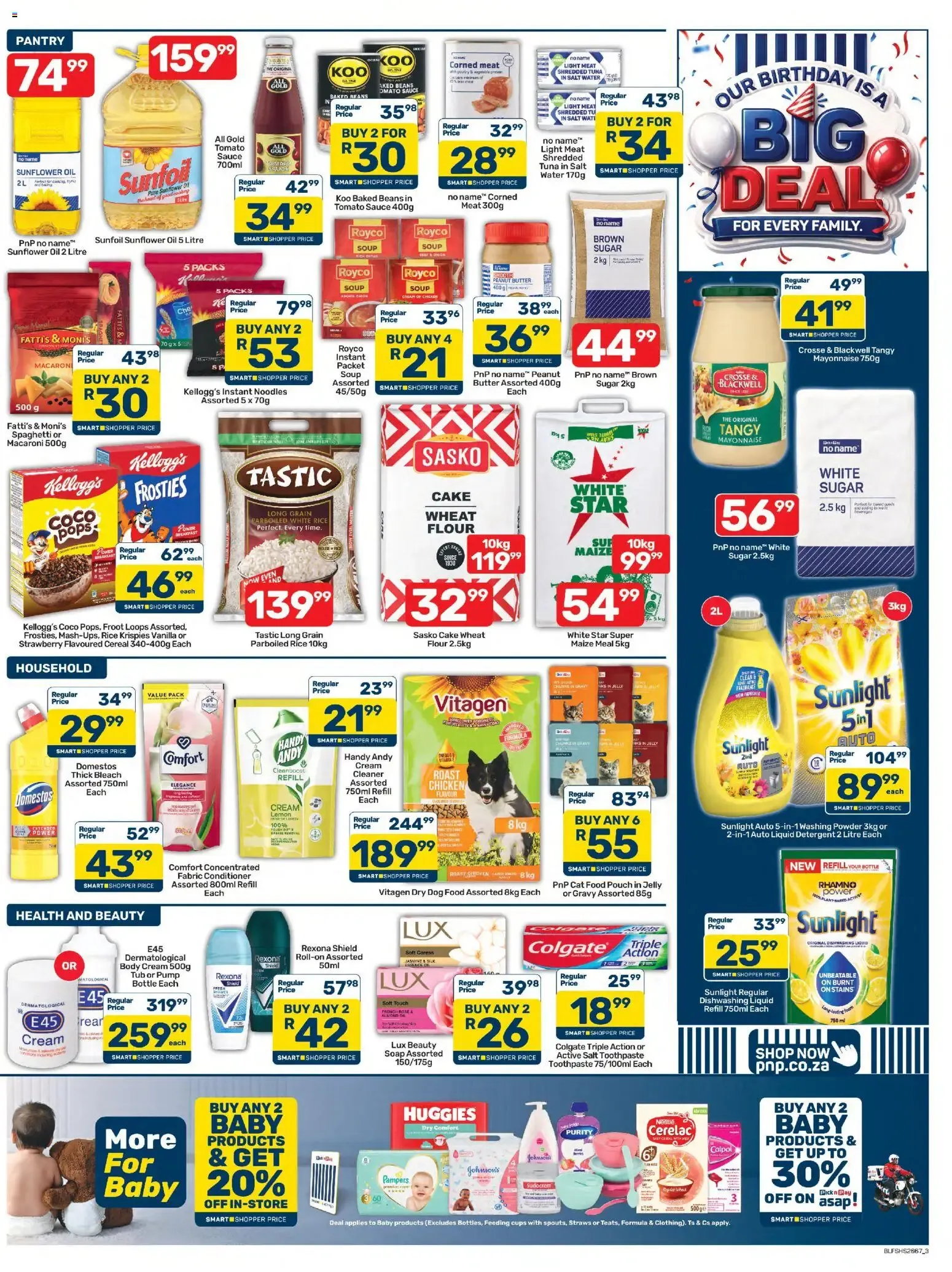 Pick n Pay Free State - Birthday Specials (07/07/2026 - 23/07/2026) Online from 7 July to 23 July 2026 - Catalogue Page 3