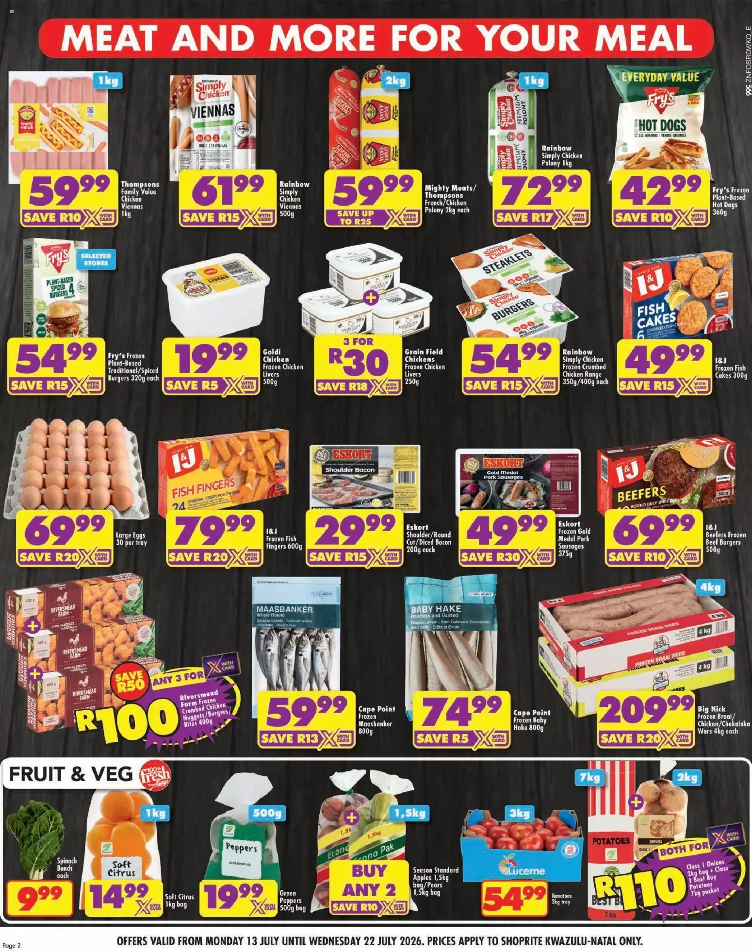 Shoprite - Kwazulu-Natal - Low Price Lowduuuma (13/07/2026 - 22/07/2026) → Online Catalogue from 13 July to 22 July 2026 - Catalogue Page 2