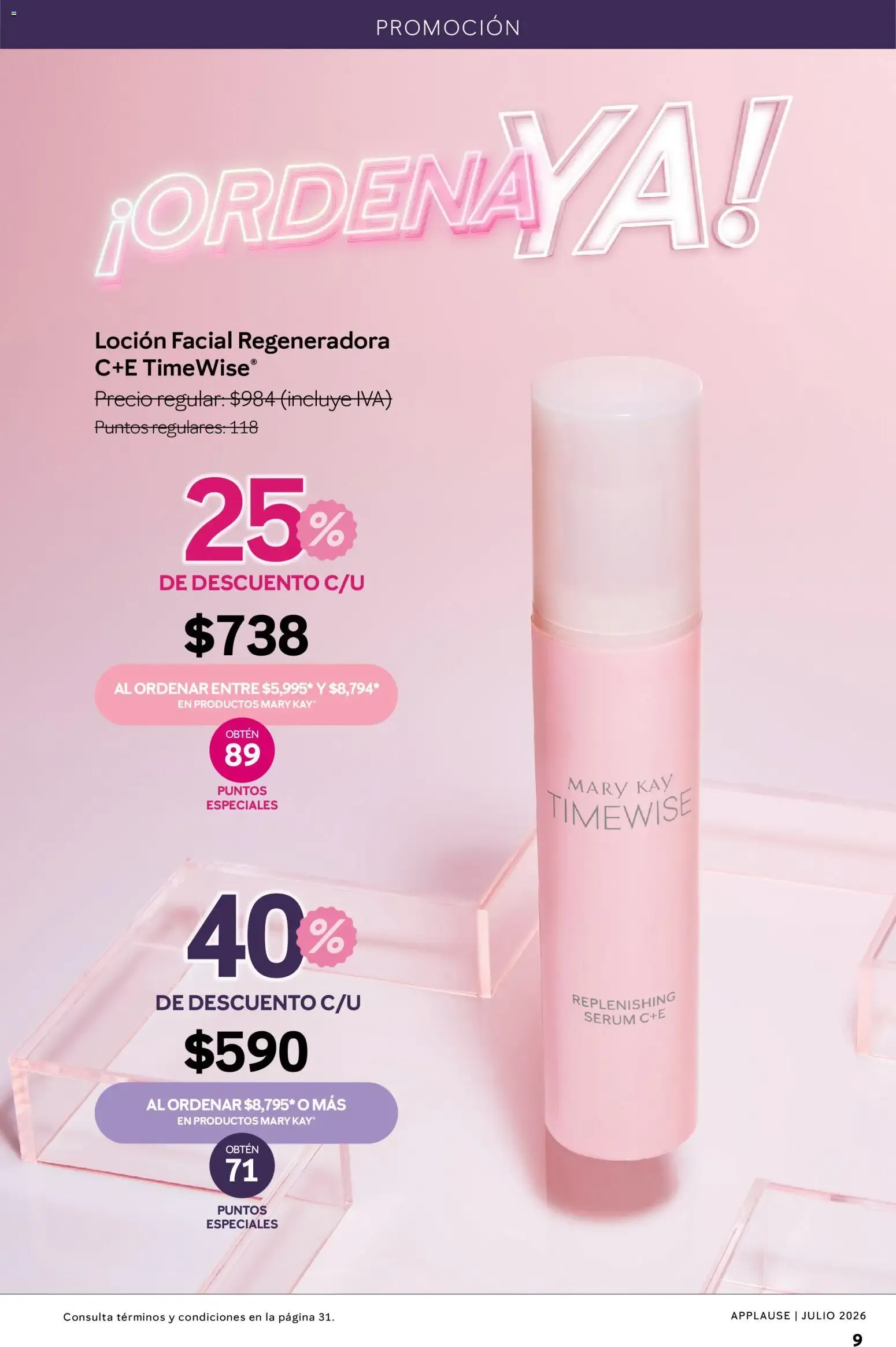 Catálogo de MARY KAY applause TU REVISTA PARA EL ÉXITO 1 de julio al 31 de julio 2026 - Pagina 9