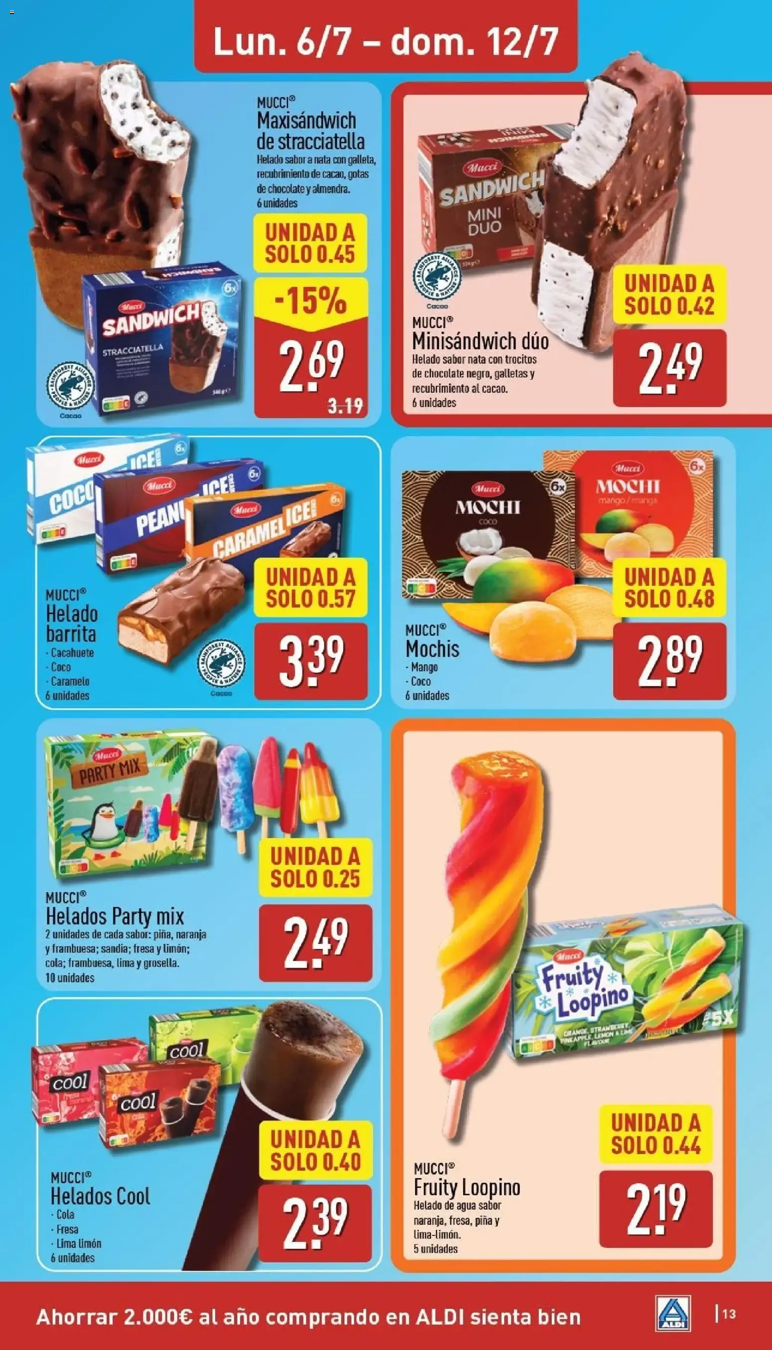 Catálogo de Un baño de frescura al mejor precio. 6 de julio al 12 de julio 2026 - Página 13