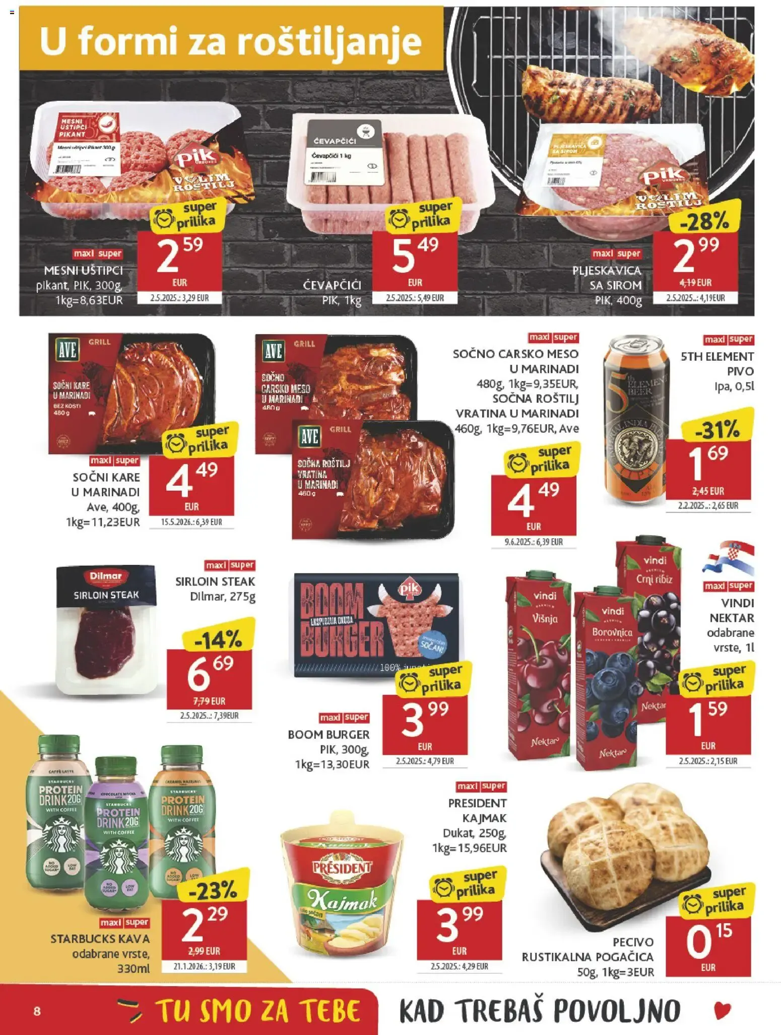 Katalog Konzum Katalog novi od 15.07.2026 na listanje > letak digitalni od 15. srpnja do 21. srpnja 2026. - Pregled Stranica 8
