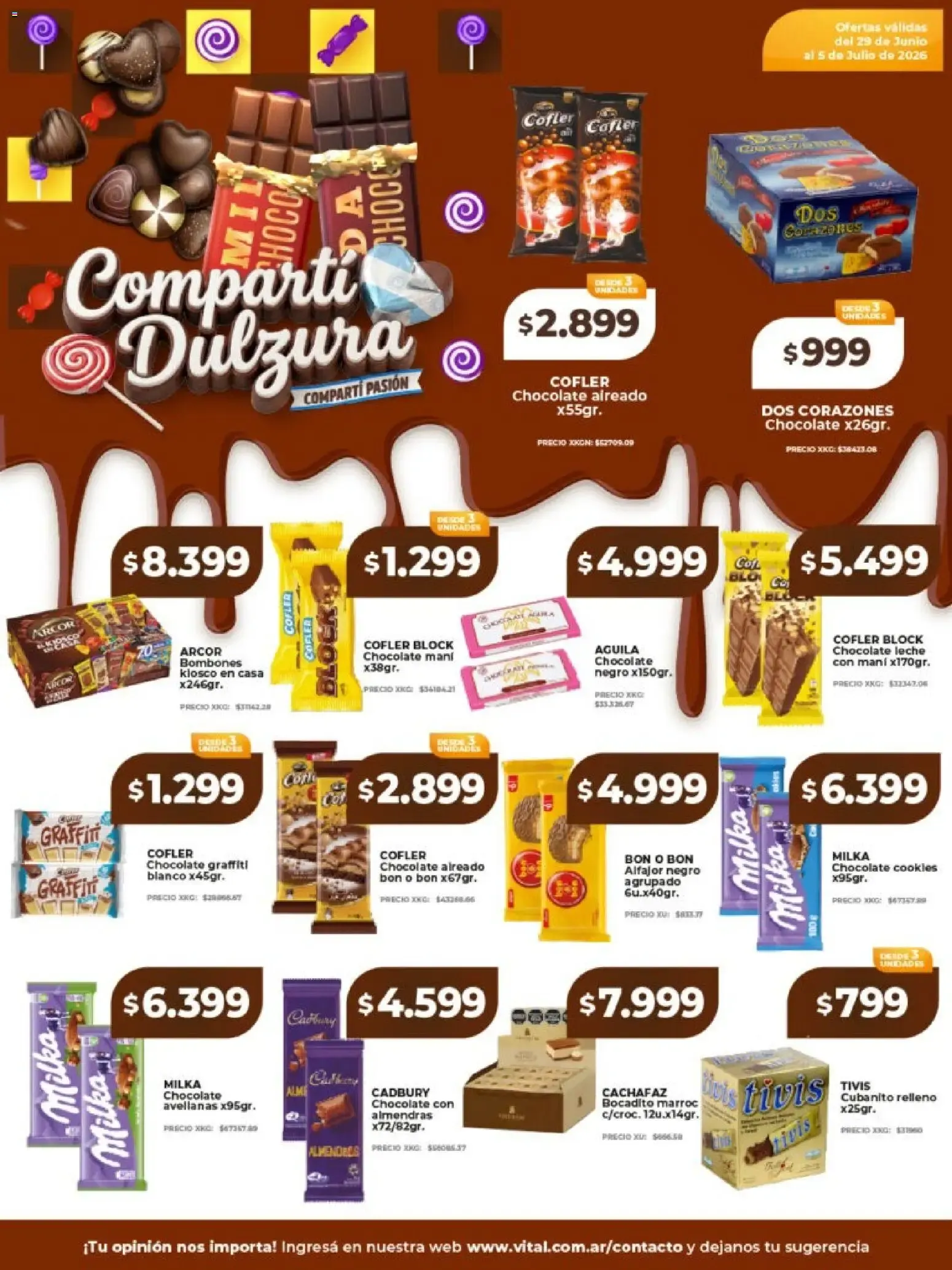 Ofertas de Vital - Compartí dulzura || del 29/06/2026 - 05/07/2026 || Catálogo 29 de junio al 5 de julio 2026 - Página 2 del catálogo