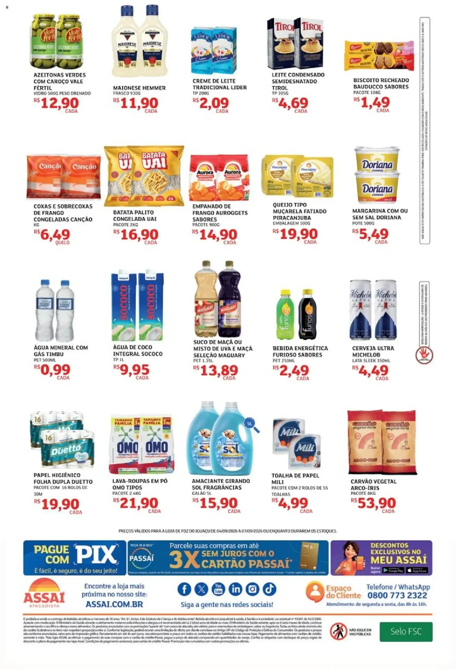 Encarte de Assaí Atacadista ofertas - PR de 04/09/2026 | Promoções Online 4 de setembro até 7 de setembro 2026 - Pagina 2