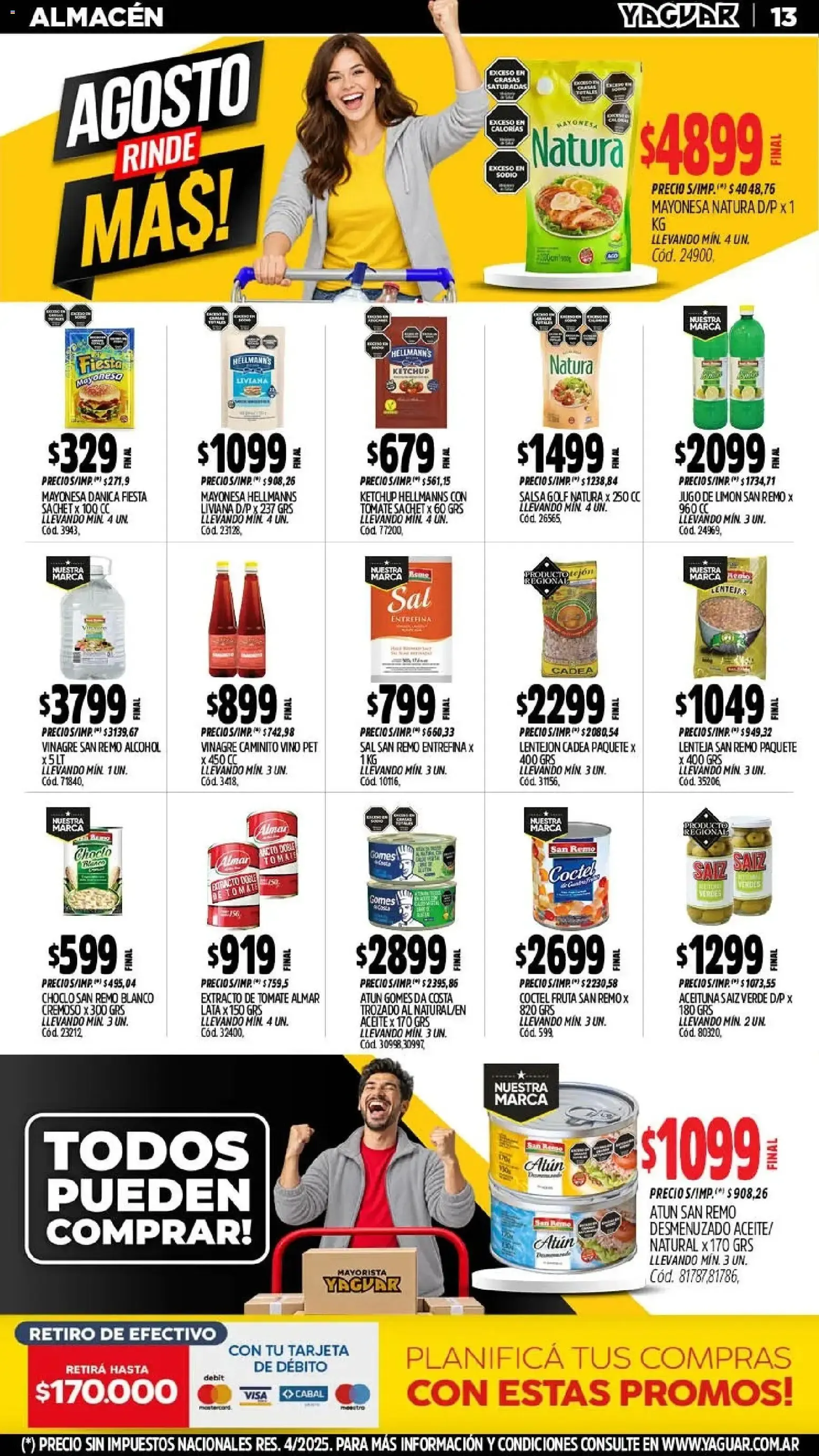 Ofertas de Yaguar - Oferta Semanal Mendoza del 24/08/2026 - 29/08/2026 24 de agosto al 29 de agosto 2026 - Página 12 del catálogo