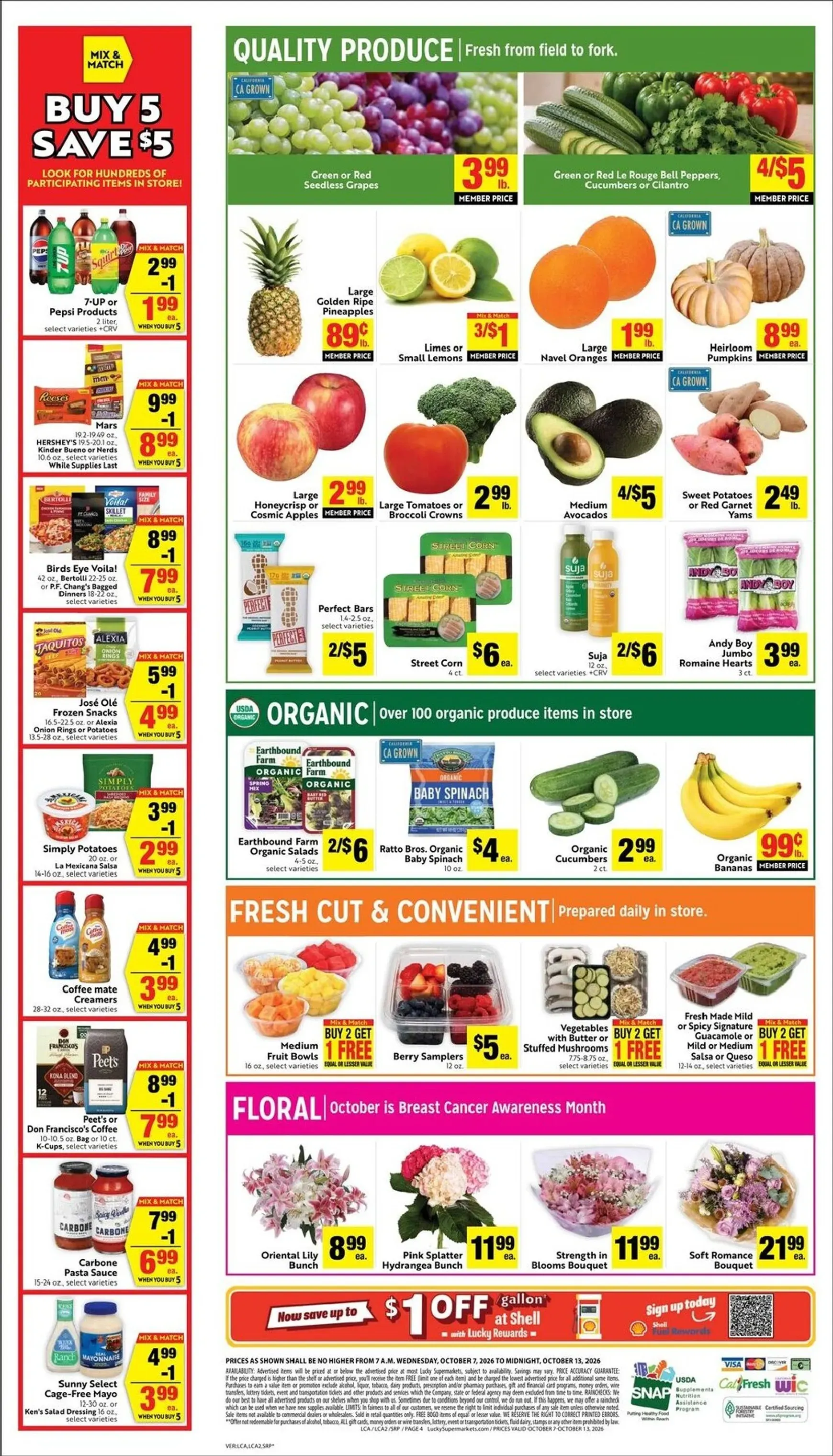 Weekly ad Lucky California Fall Savings Weekly Ad from October 7 to October 13 2026 - Page 4
