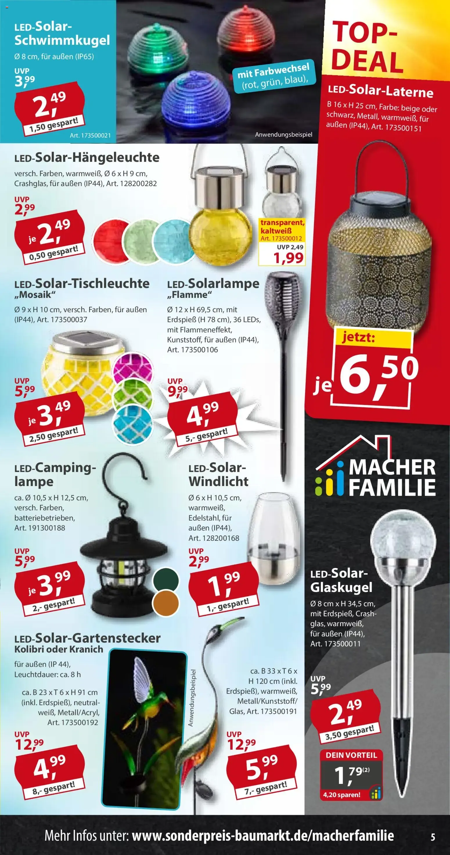 Sonderpreis Baumarkt Prospekt (ab 06.06.2026) zum Blättern von 6. Juni bis 12. Juni 2026 - Prospekt seite 5