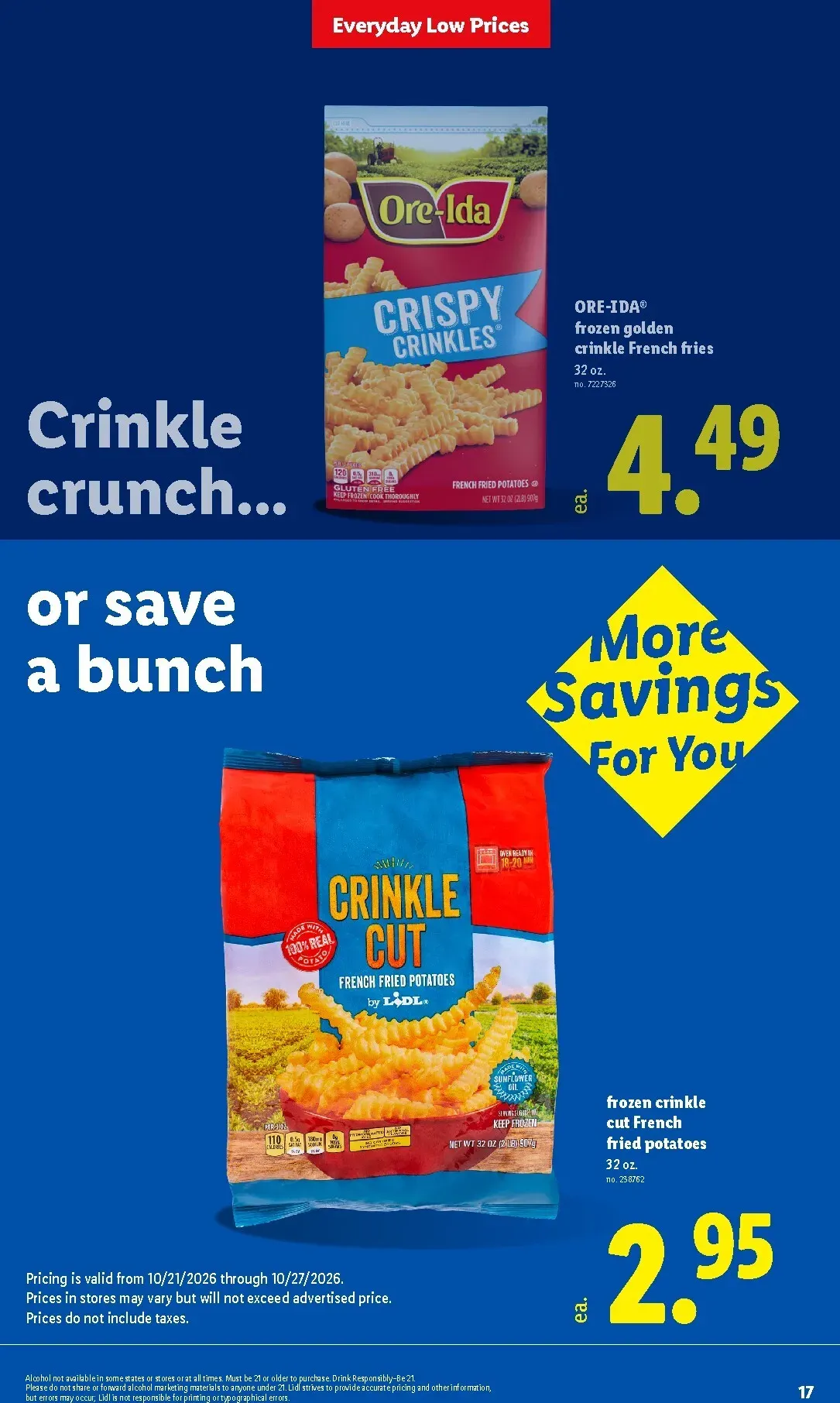 Weekly ad Family-sized savings is More to Value. from October 21 to October 27 2026 - Page 17