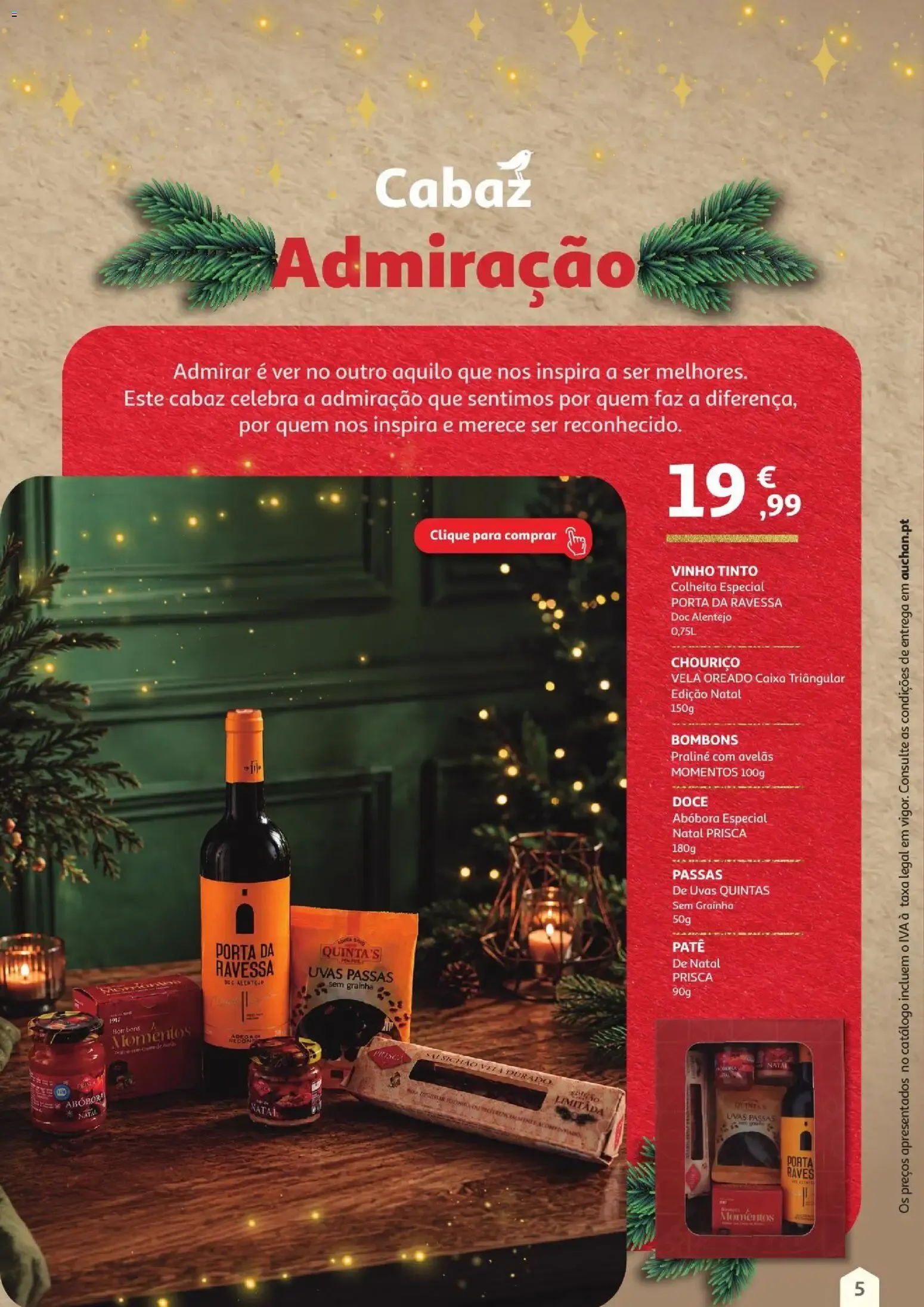 Folheto Auchan Cabazes de Natal 2026 » de 01/11/2026 - 31/12/2026 de 1 de novembro até 31 de dezembro 2026 - Pagina 5