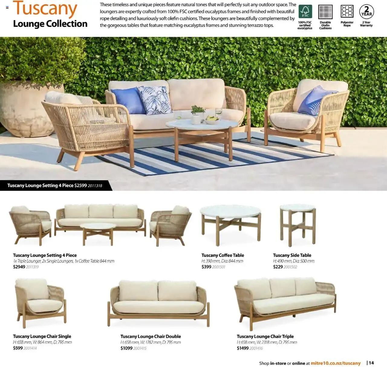 Mitre 10 Outdoor Living 2025 - 2026 Collection from 16 October to 31 December 2026 - Catalogue Page 17