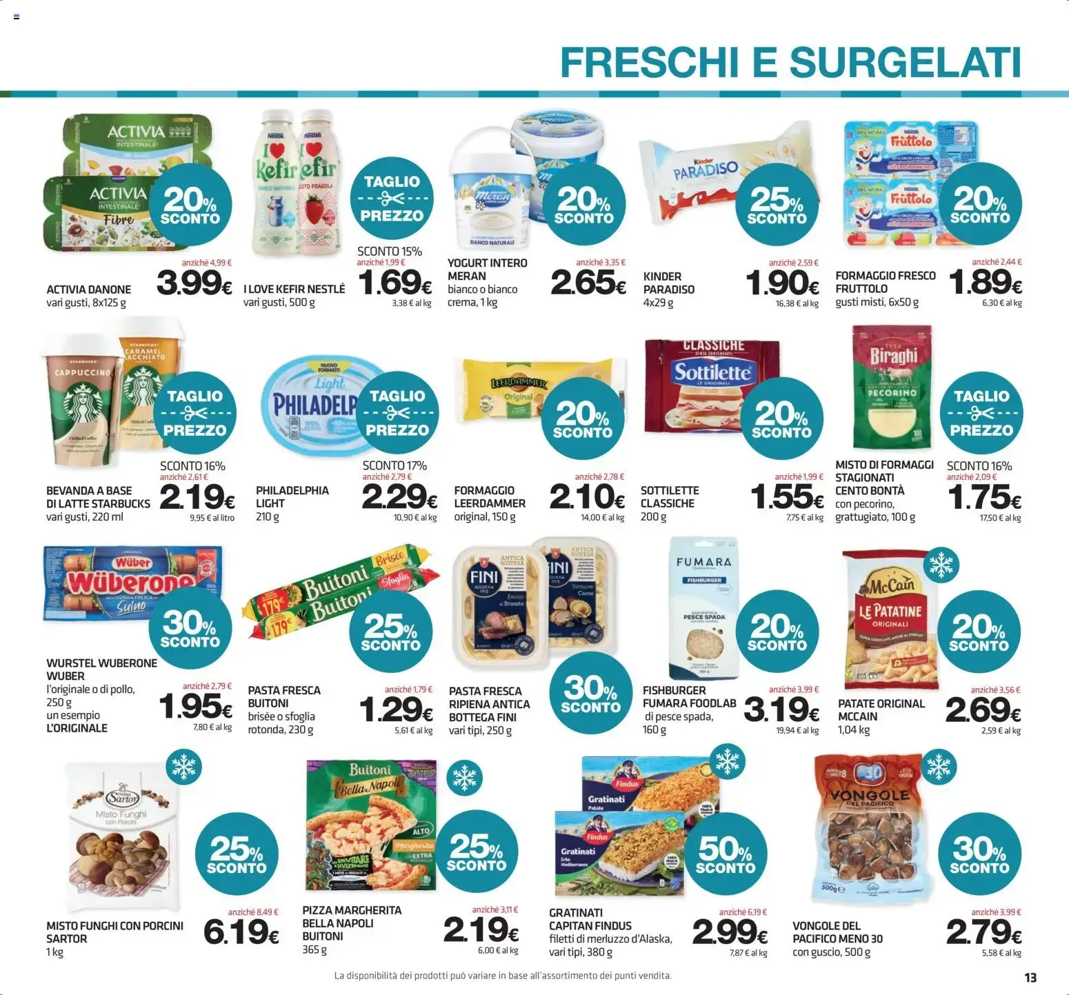 Superconti Supermercati - Grandes Descuentos da 18 giugno a 1 luglio di 2026 - Pagina del volantino 13
