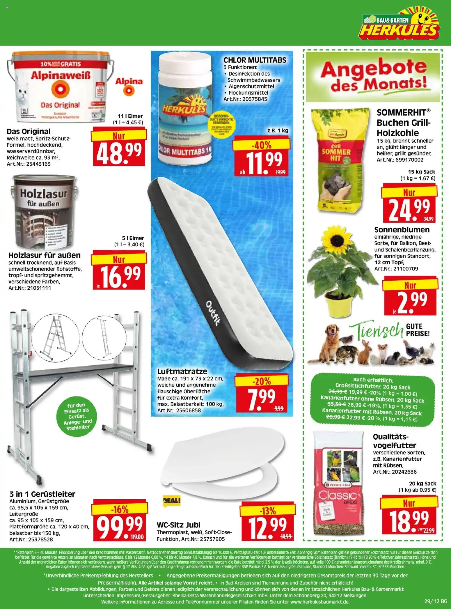 HERKULES Bau & Garten (ab 13.07.2026) zum Blättern von 13. Juli bis 18. Juli 2026 - Prospekt seite 12
