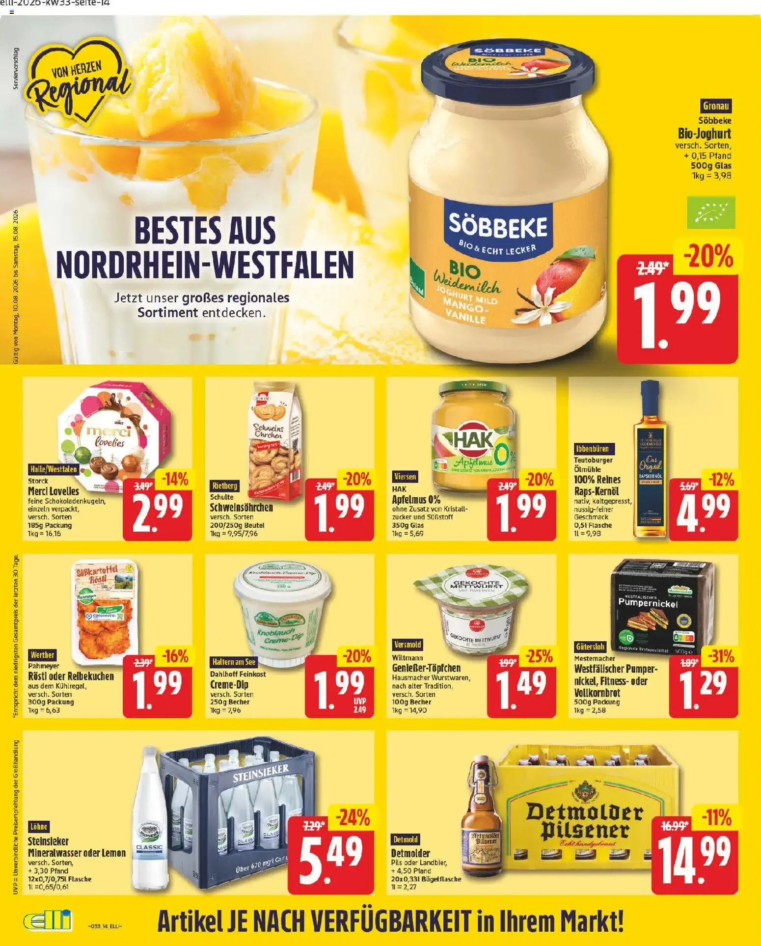 Elli Markt Prospekt vom 10.08.2026 – Angebote online von 10. August bis 15. August 2026 - Prospekt seite 14