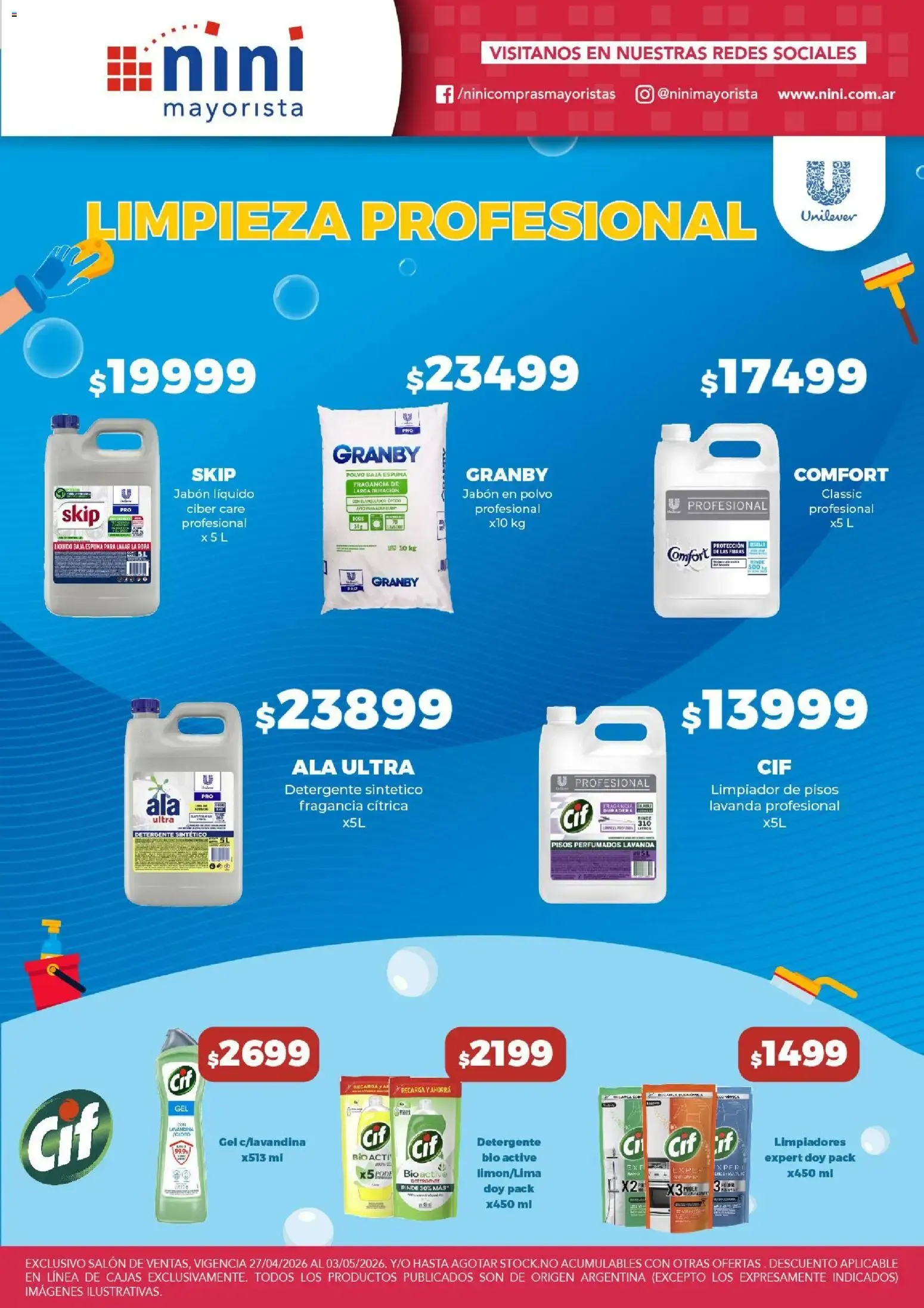 Ofertas de NINI Mayorista catálogo del 28/09/2026 - 04/10/2026 28 de septiembre al 4 de octubre 2026 - Página 14 del catálogo