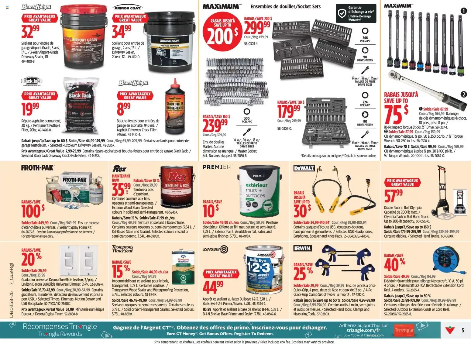 Canadian Tire circulaire from Sep 17, 2026 > weekly specials & deals from September 17 to September 24 2026 - flyer page 5