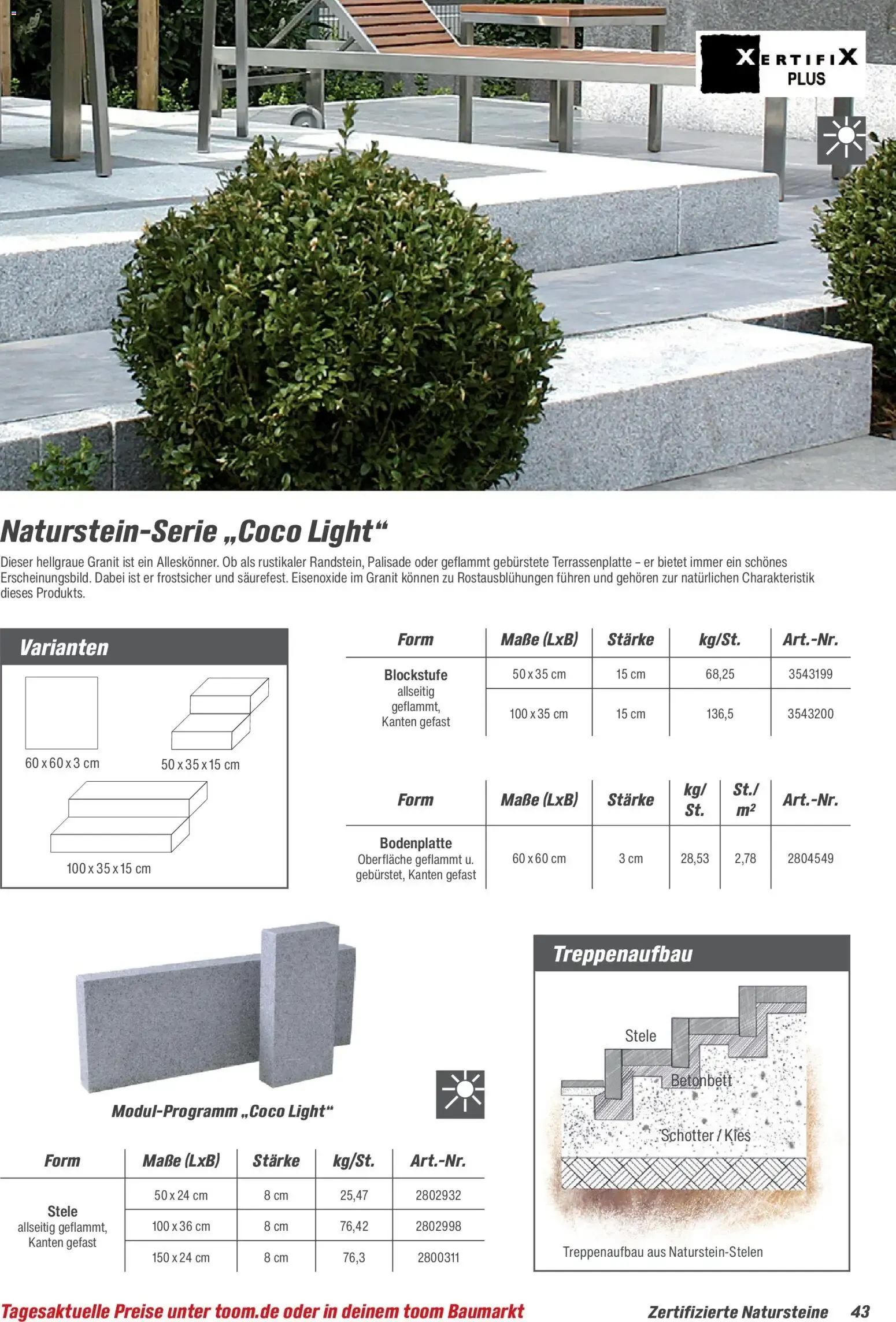 Toom Baumarkt Gartenbaustoffe 2026 (ab 20.02.2026) zum Blättern von 20. Februar bis 30. Juni 2026 - Prospekt seite 43