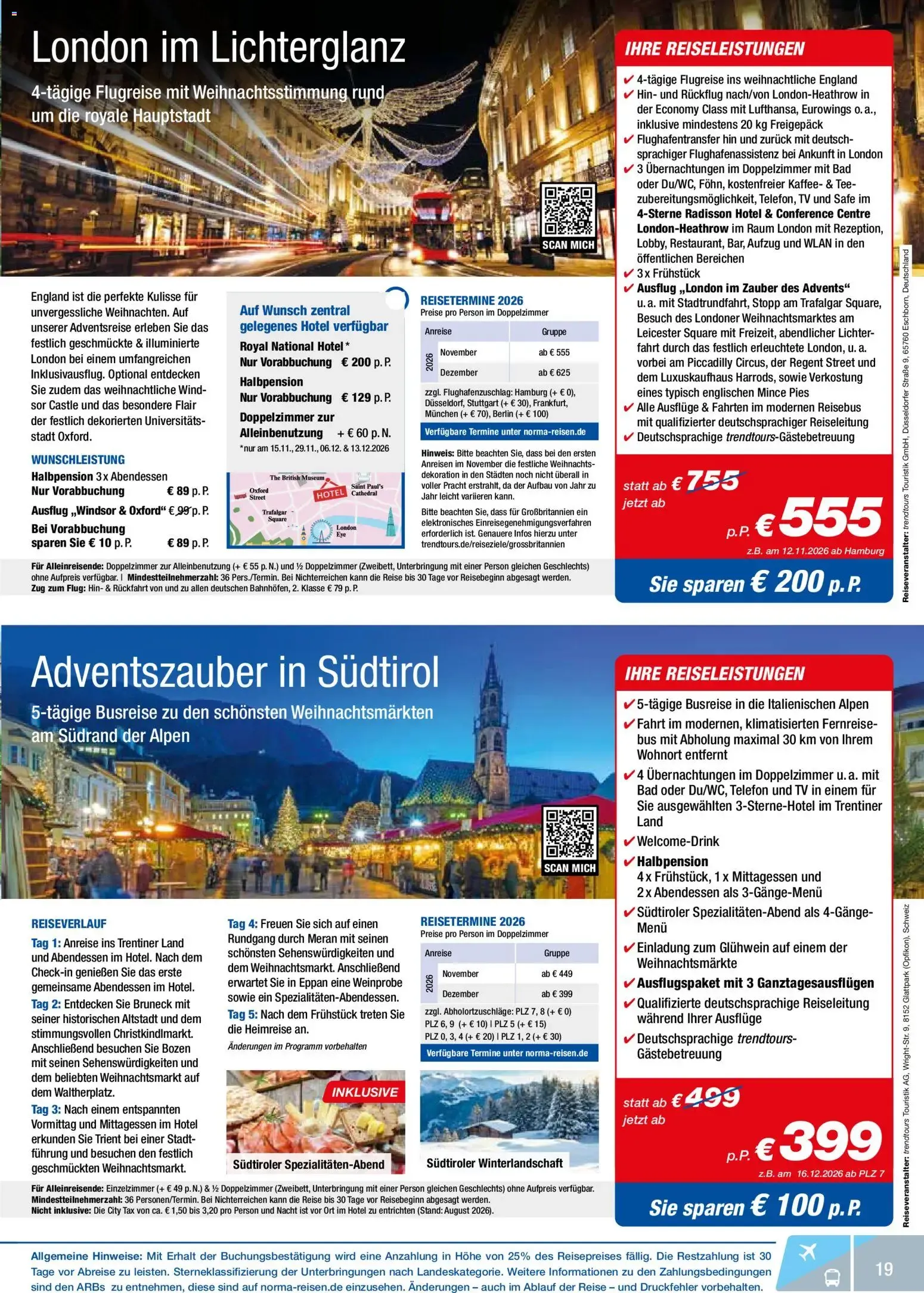 Norma Reisen (ab 01.08.2026) zum blättern » Angebote von 1. August bis 31. August 2026 - Prospekt seite 19