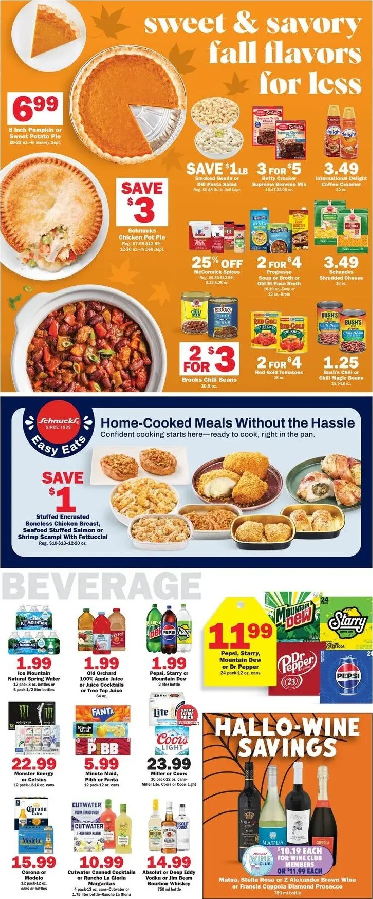 Weekly promotion Schnucks Weekly Ad spanning from October 21 to October 27 2026 - Page 3 for Catalogue 365
