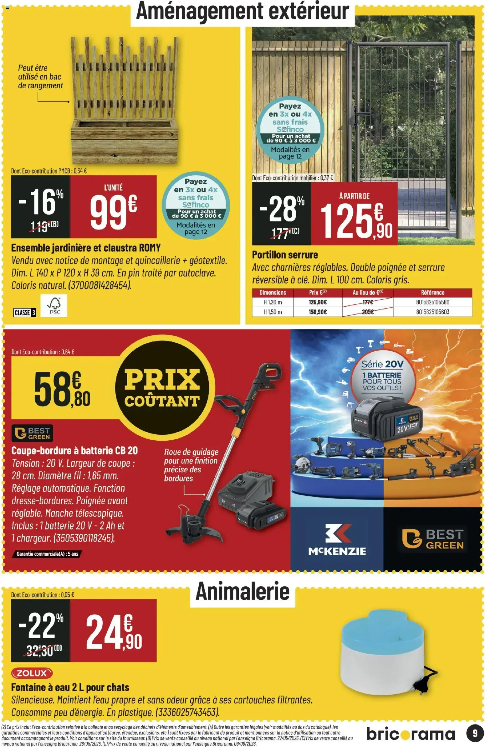 Bricorama catalogue à partir du 19/08/2026 - promo en ligne du 19 août au 30 août 2026 - Catalogue page 9