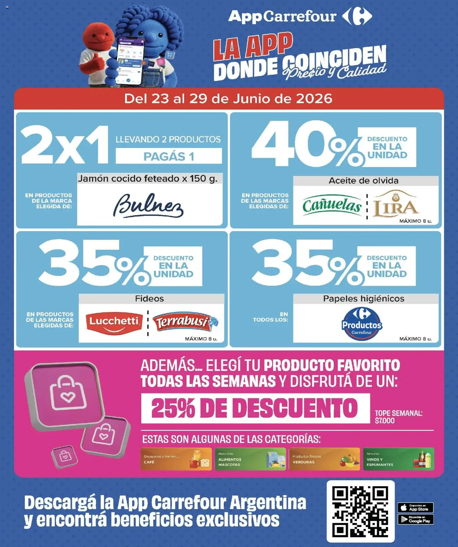 Ofertas de Carrefour: Ofertas de Hiper y Market - Ahorro Fin de Mes 23 de junio al 29 de junio 2026 - Página 4 del catálogo