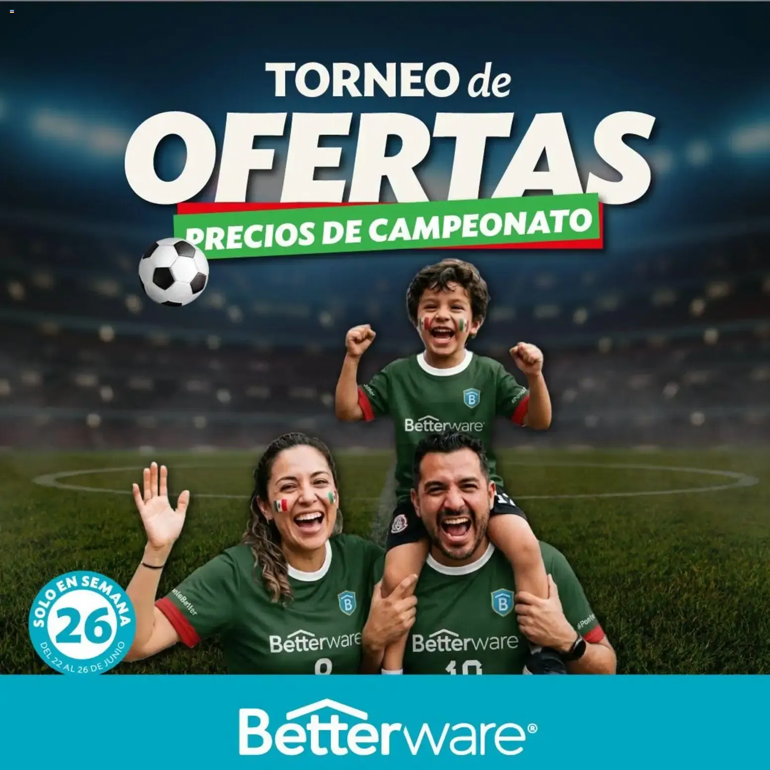 Catálogo de Betterware Ofertas (22/06/2026 - 26/06/2026) - catálogo en línea 22 de junio al 26 de junio 2026 - Pagina 1