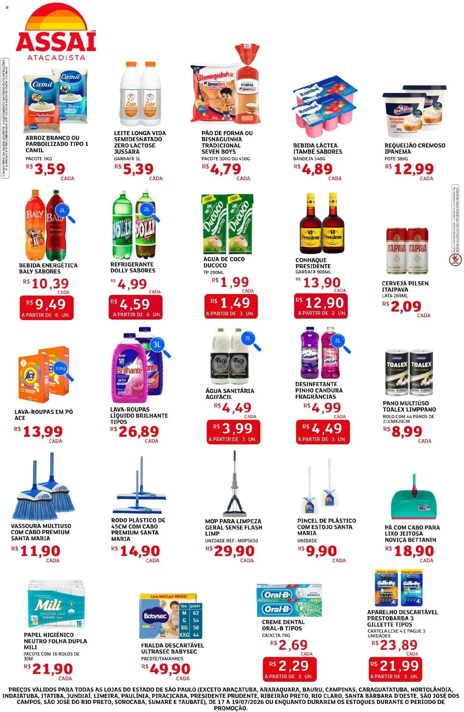 Encarte de Assaí Atacadista ofertas - SP de 17/07/2026 | Promoções Online 17 de julho até 19 de julho 2026 - Pagina 2
