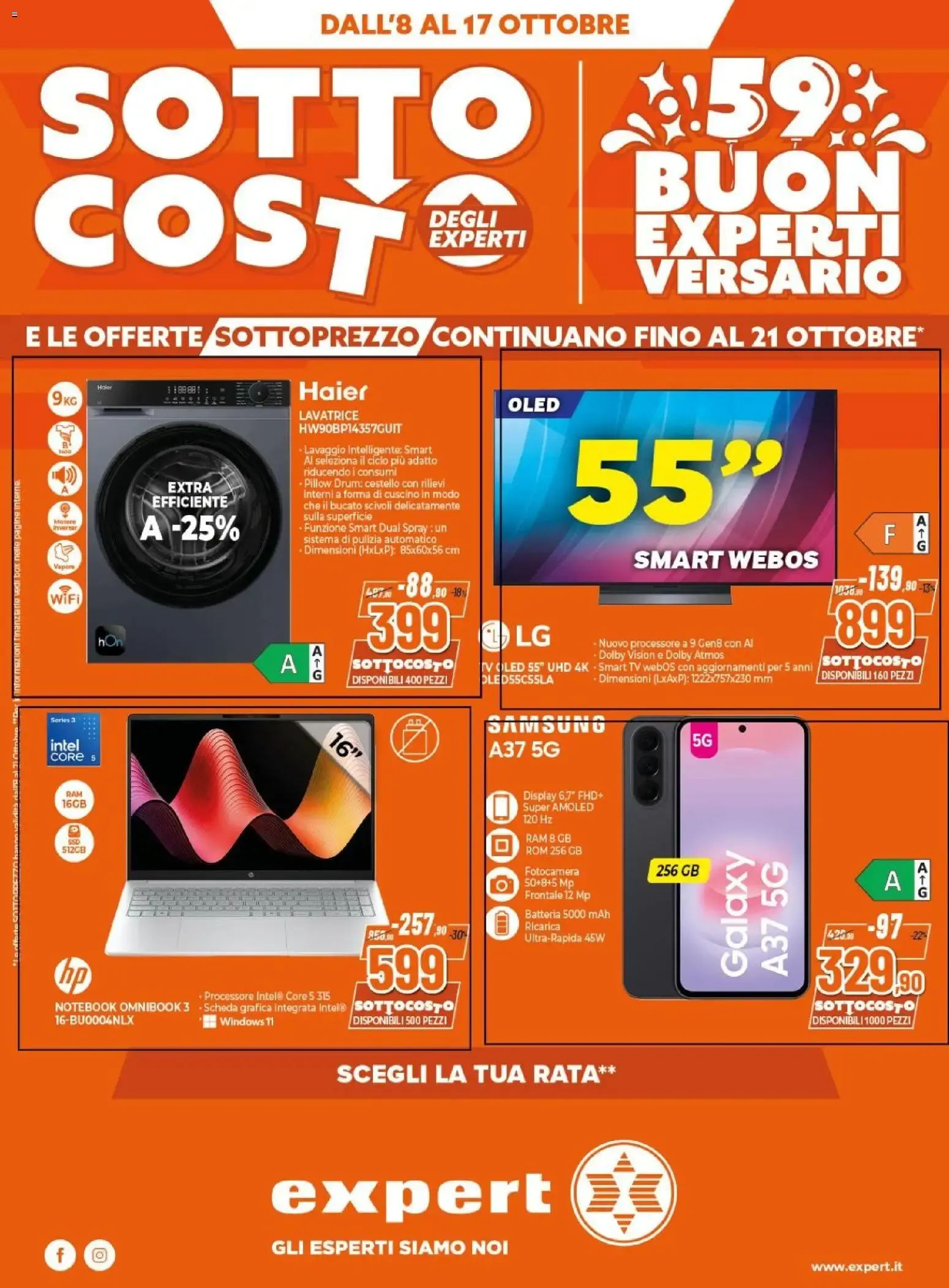 Nuovo Expert volantino dal 08/10/2026 > offerte anteprima 🛍️