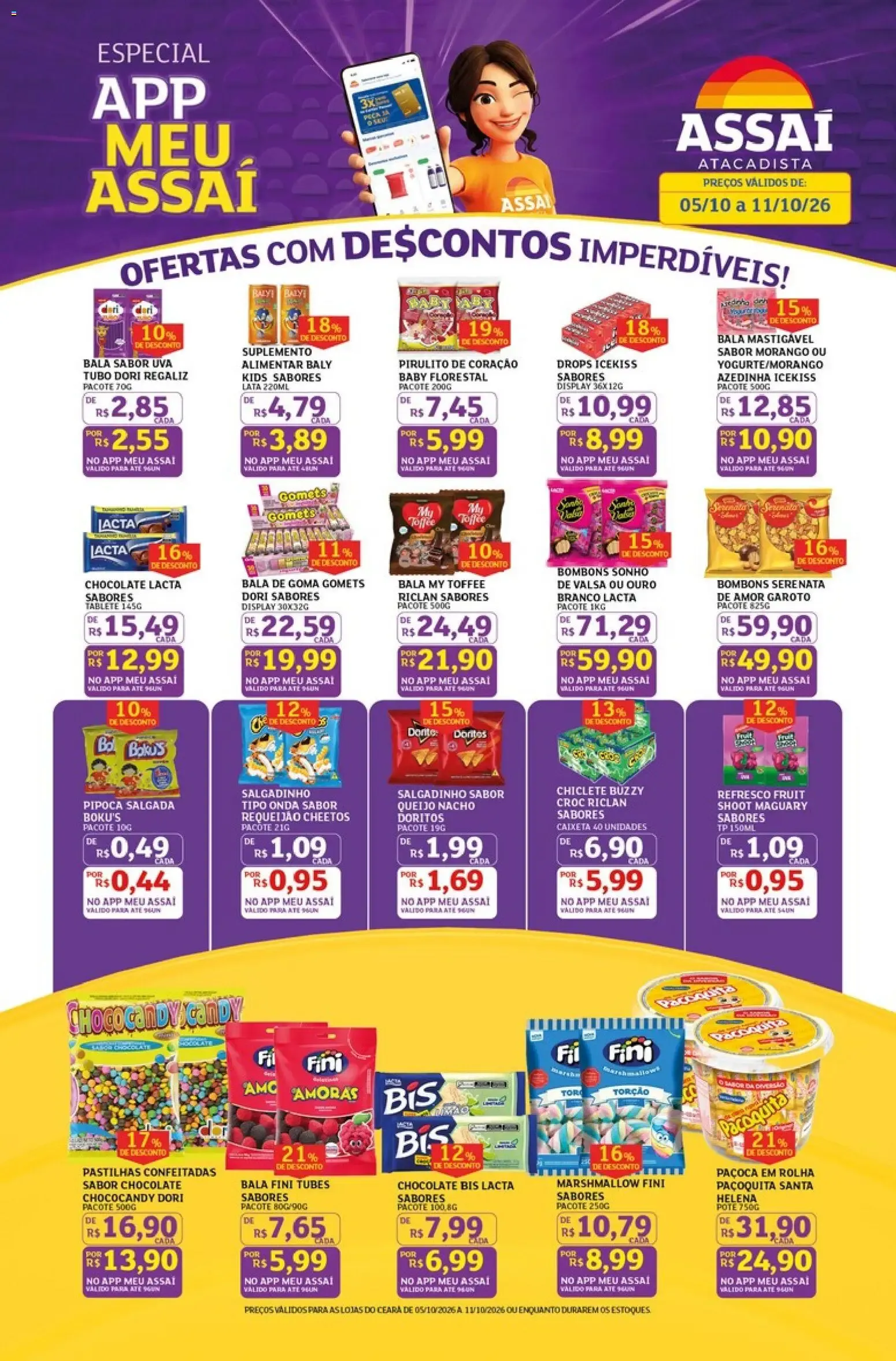 Encarte de Assaí Atacadista - Ofertas Especiais App Meu Assaí 5 de outubro até 11 de outubro 2026 - Pagina 1