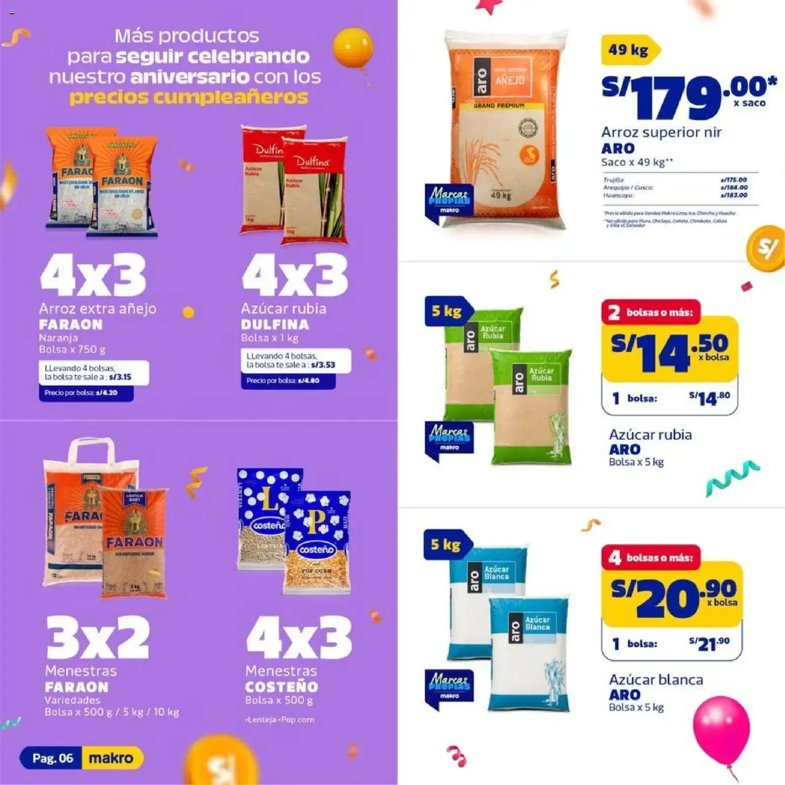 Catalogo de Precios Cumpleañeros Makro 14 de julio al 29 de julio 2026 - Pag 6