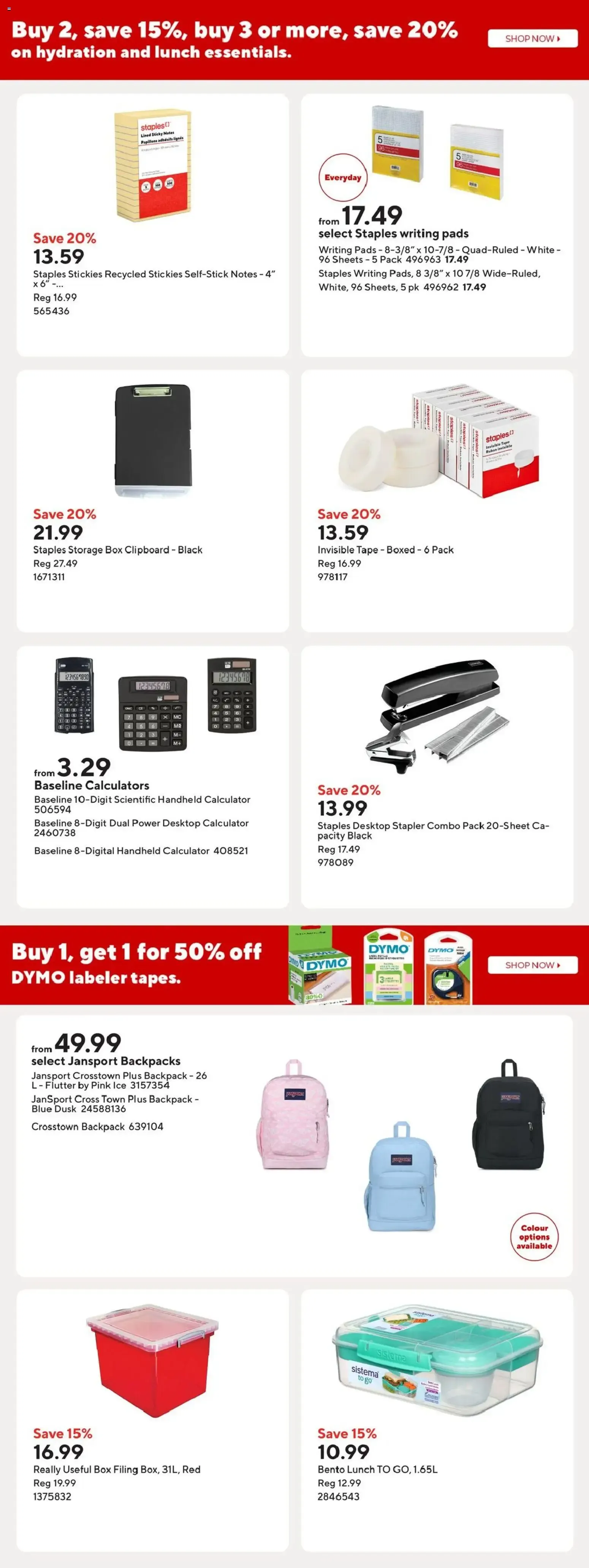 Staples Easy Deal Days from June 19 to June 26 2026 - flyer page 14